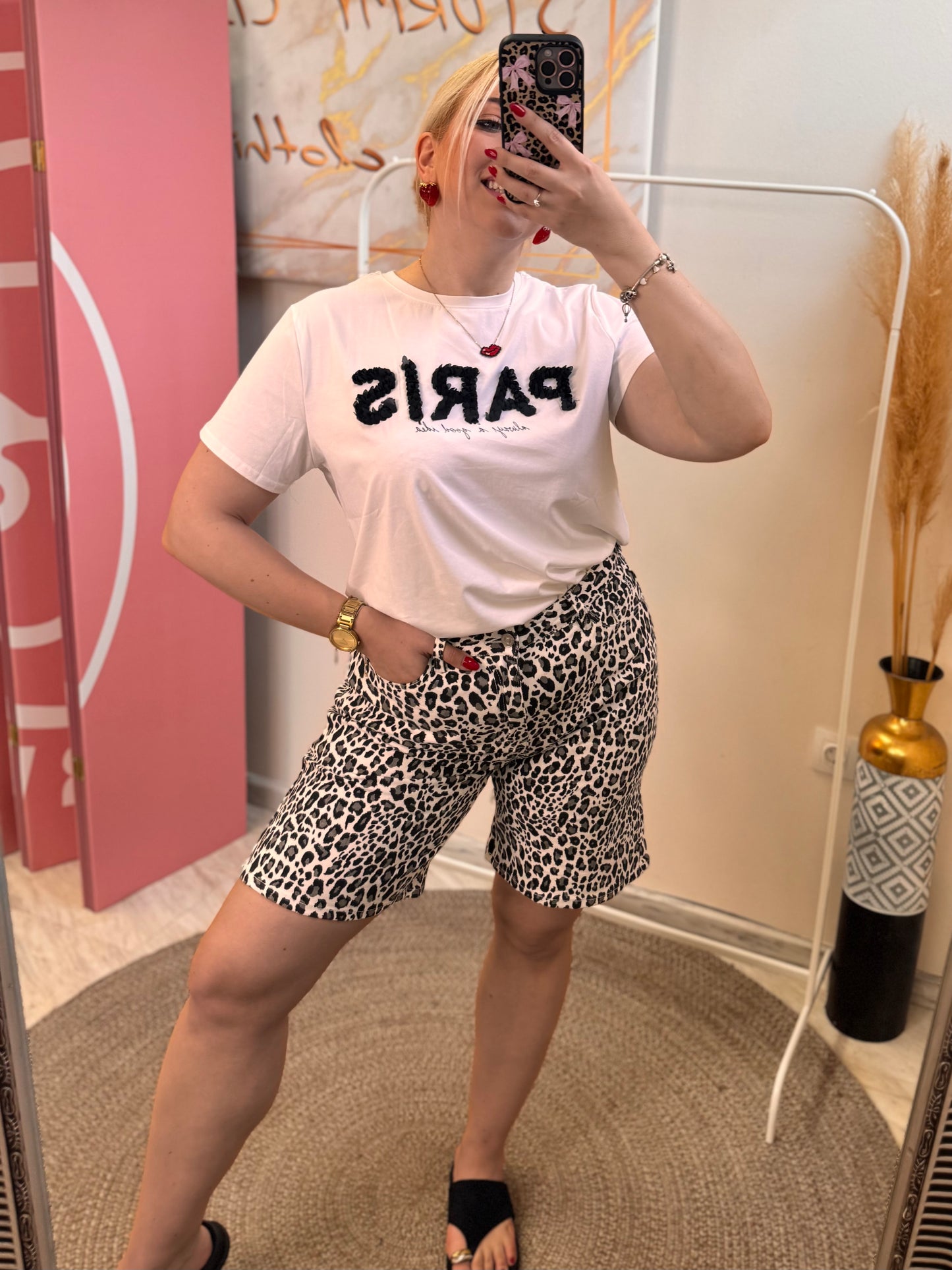 Leopard Vermouda Regular Fit