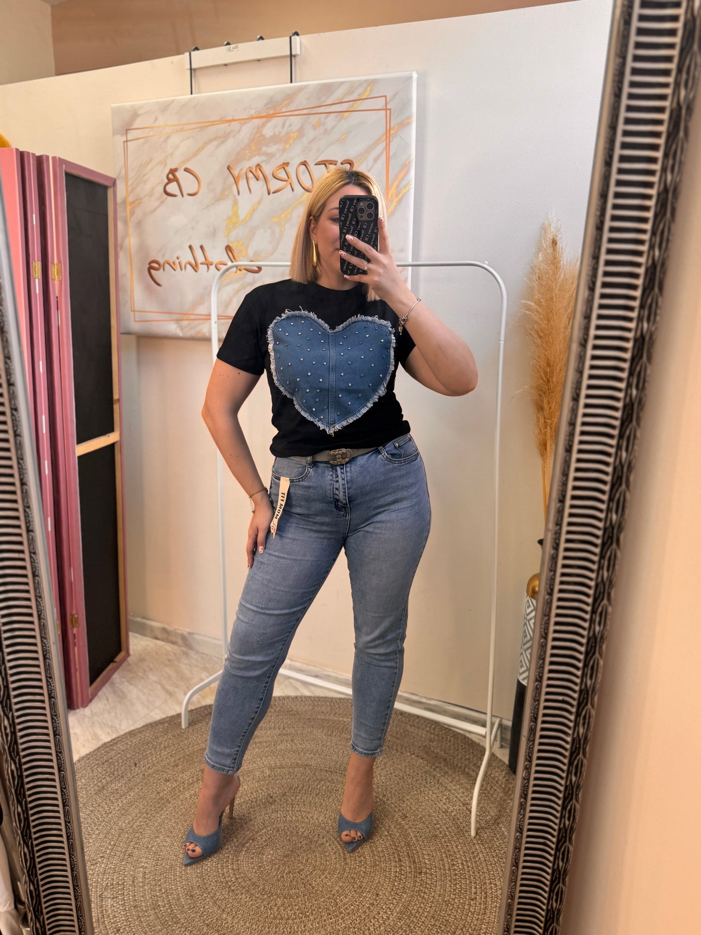 Jean Heart T-shirt