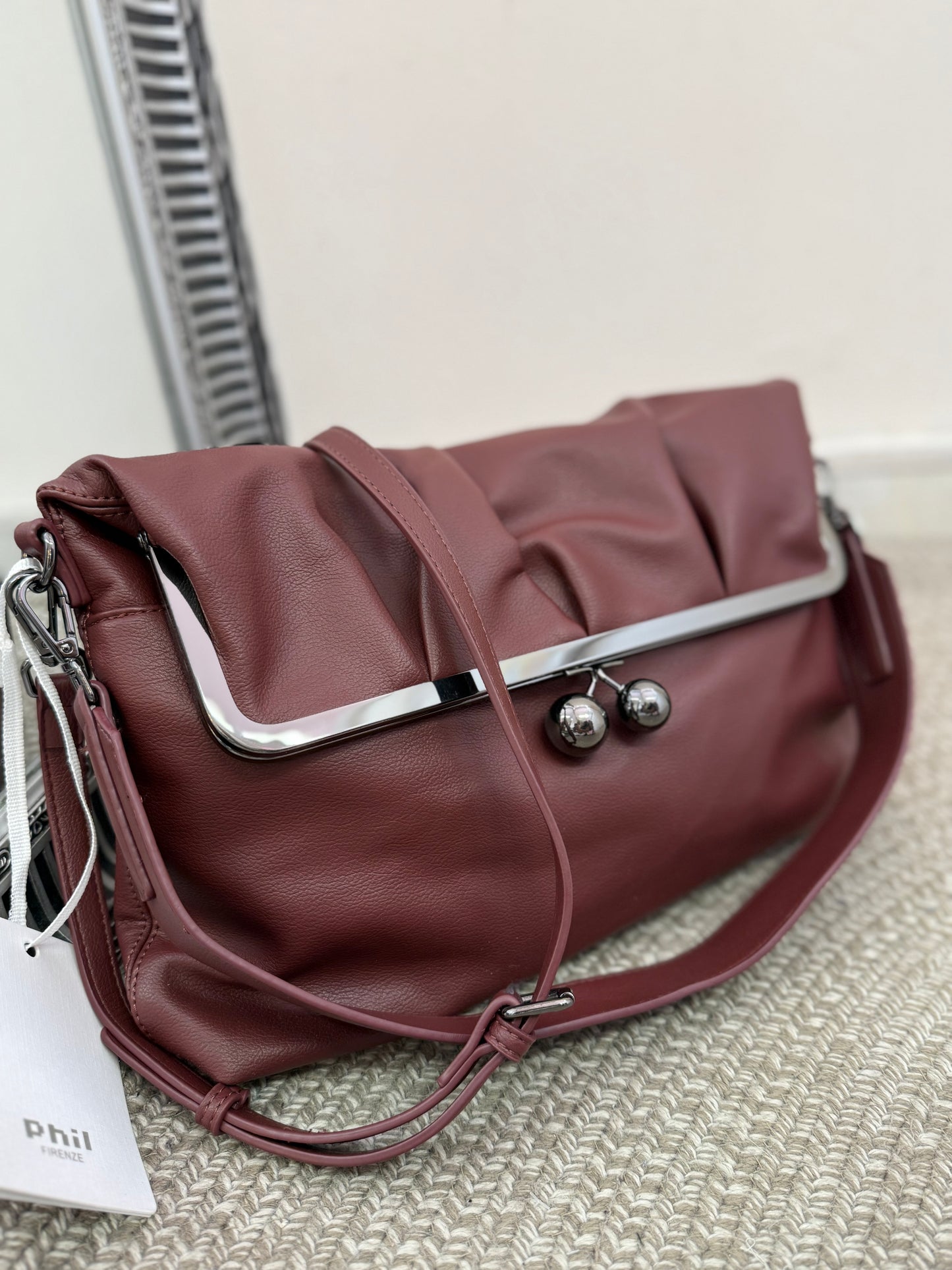 Clutch Bag Bordeaux
