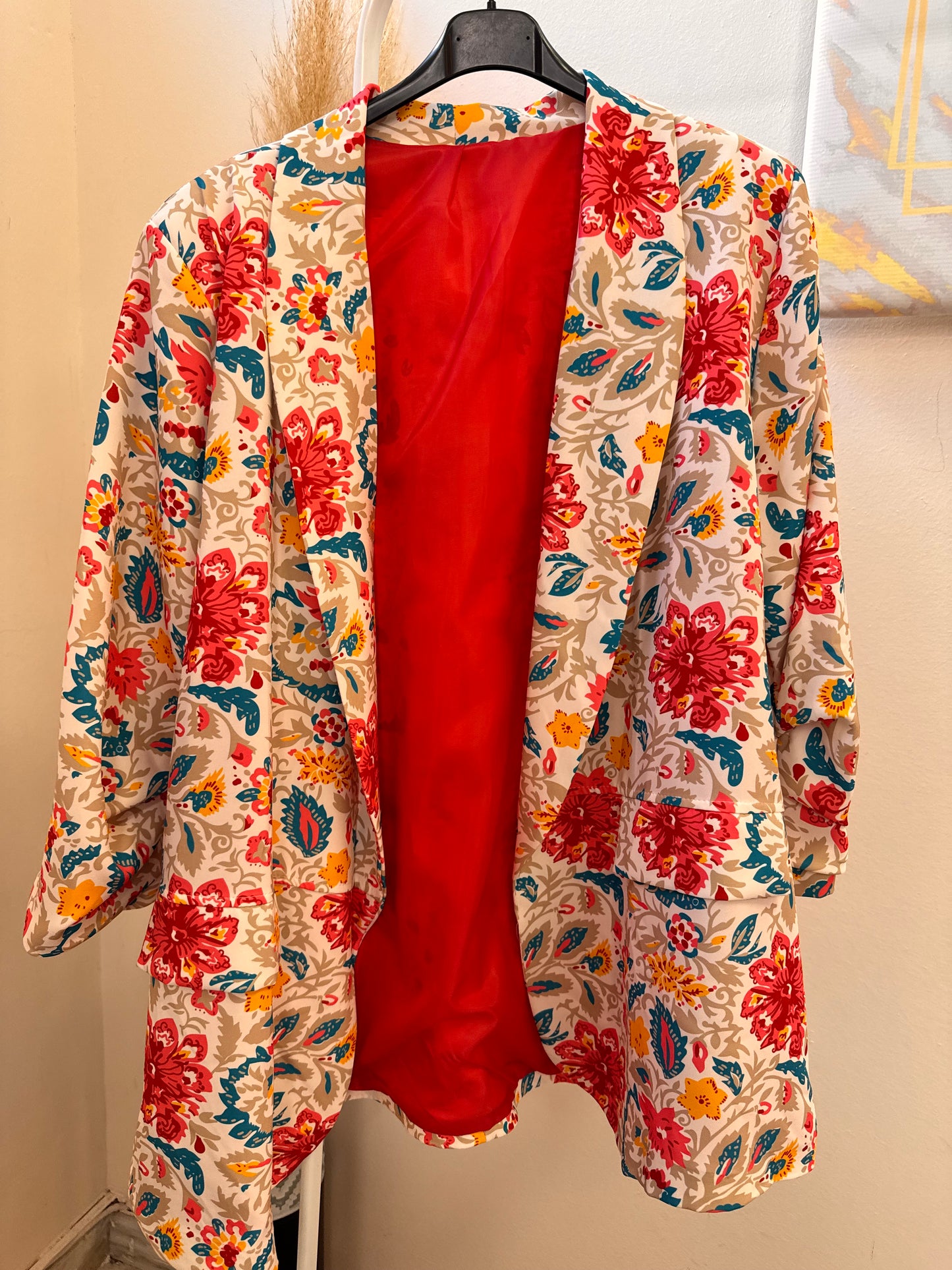 PLUS SIZE FLORAL ΣΑΚΑΚΙ
