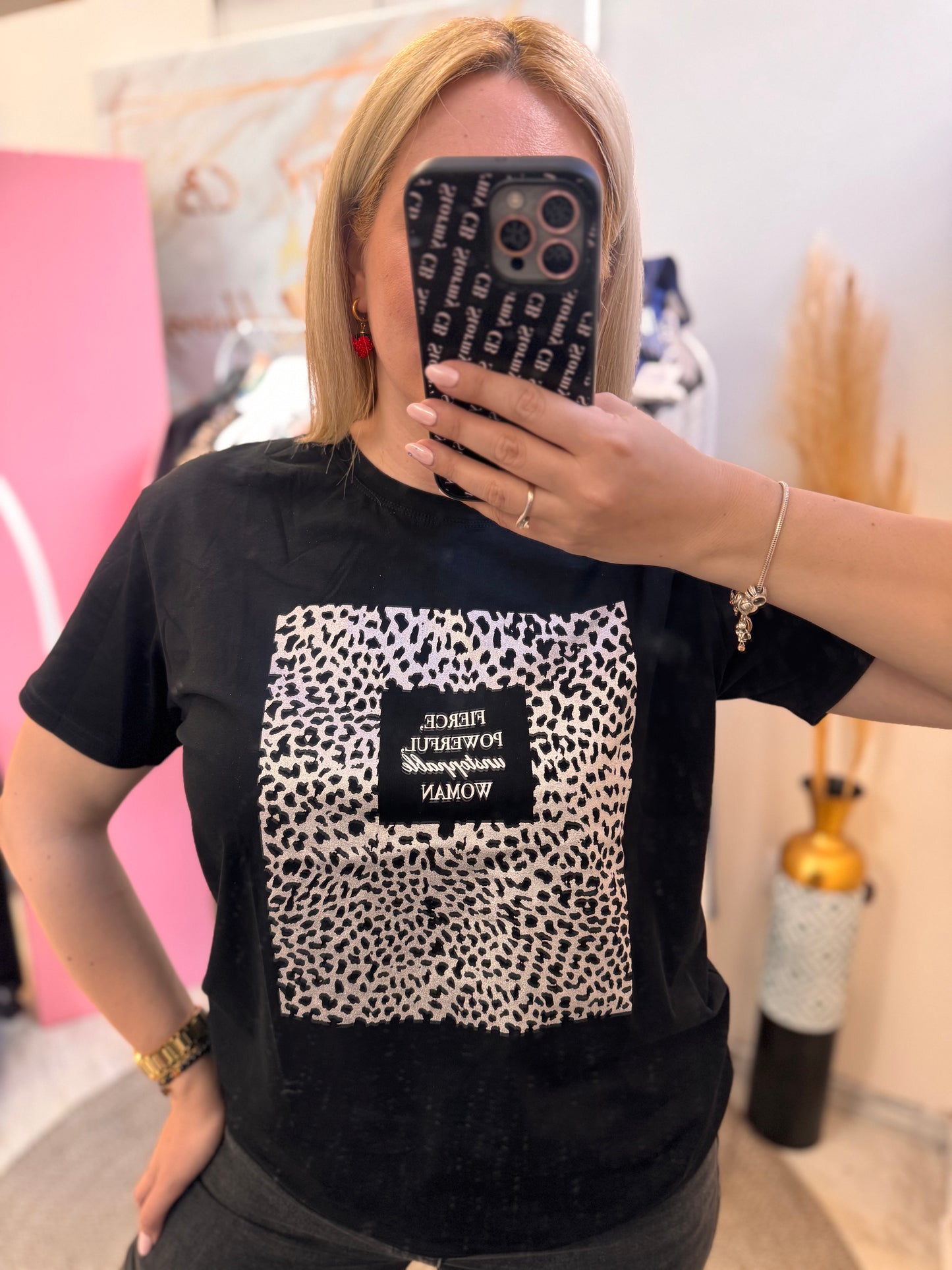 Silver Leopard T-shirt