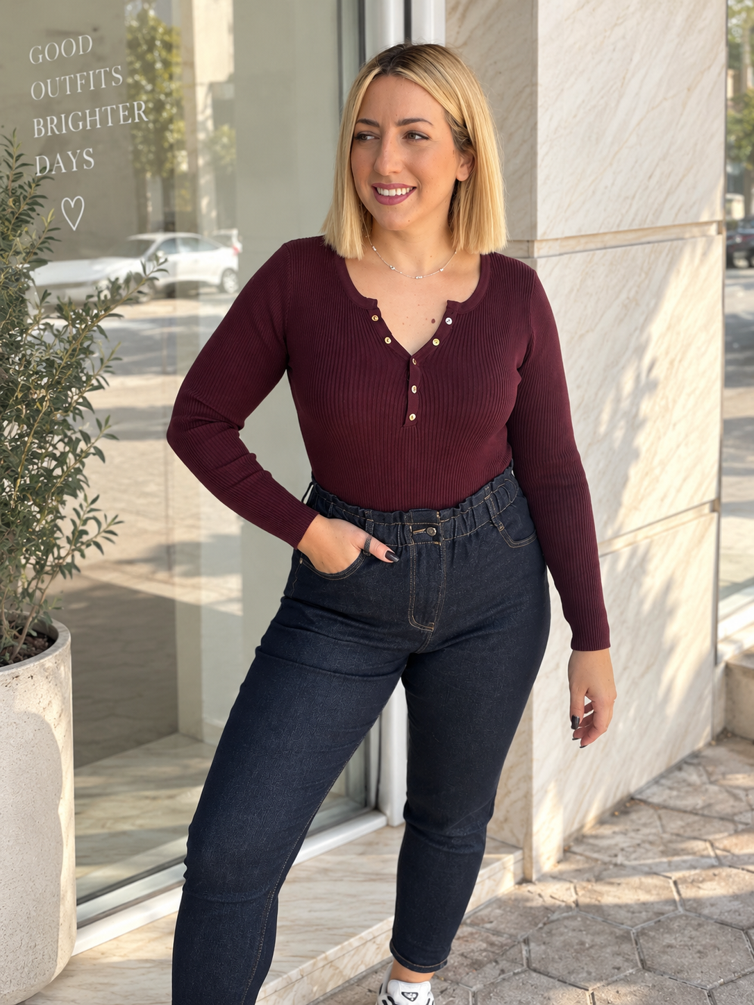 Zizel Dark Blue Jean