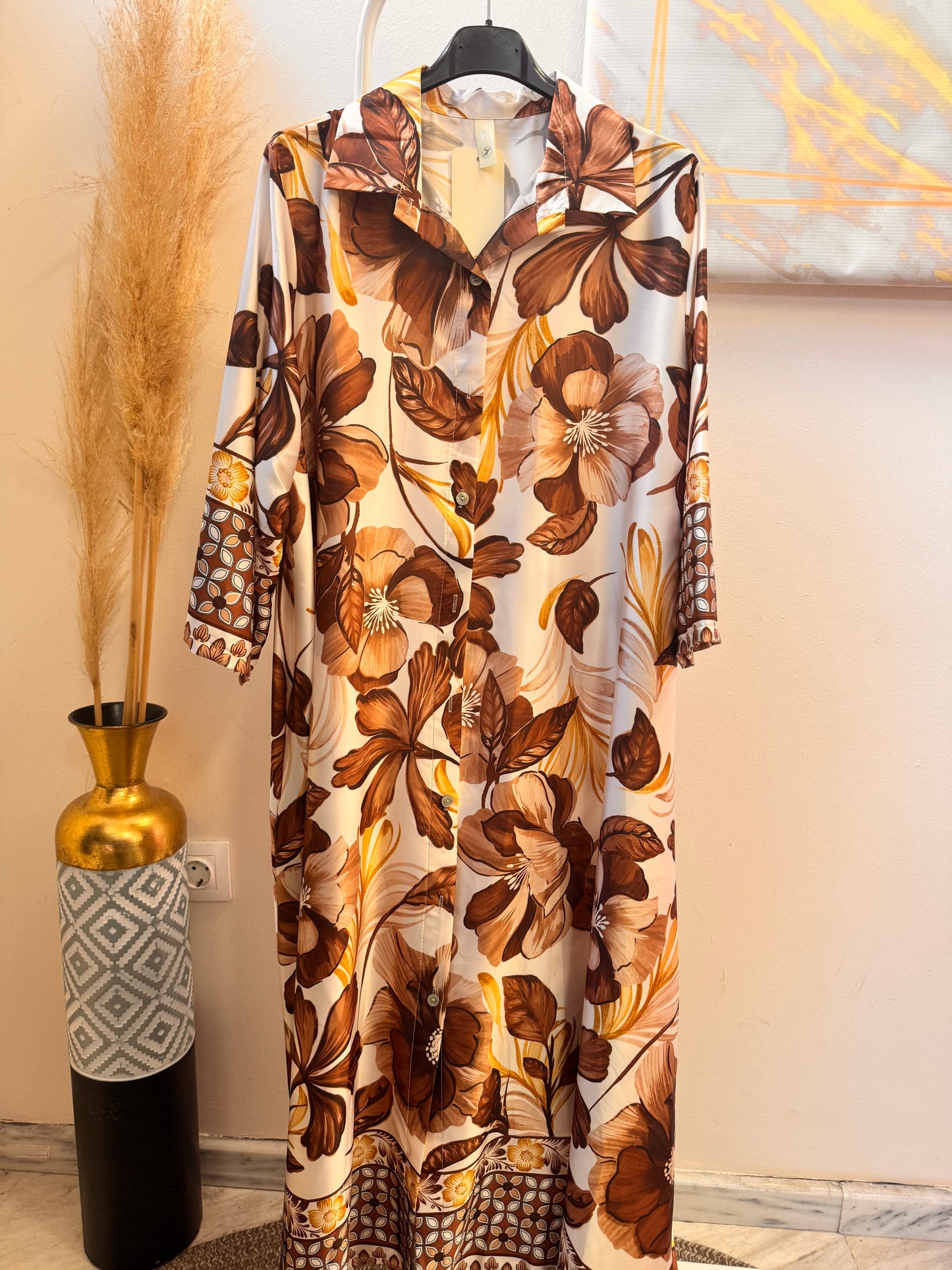 Olivia Semizie Dress Gold