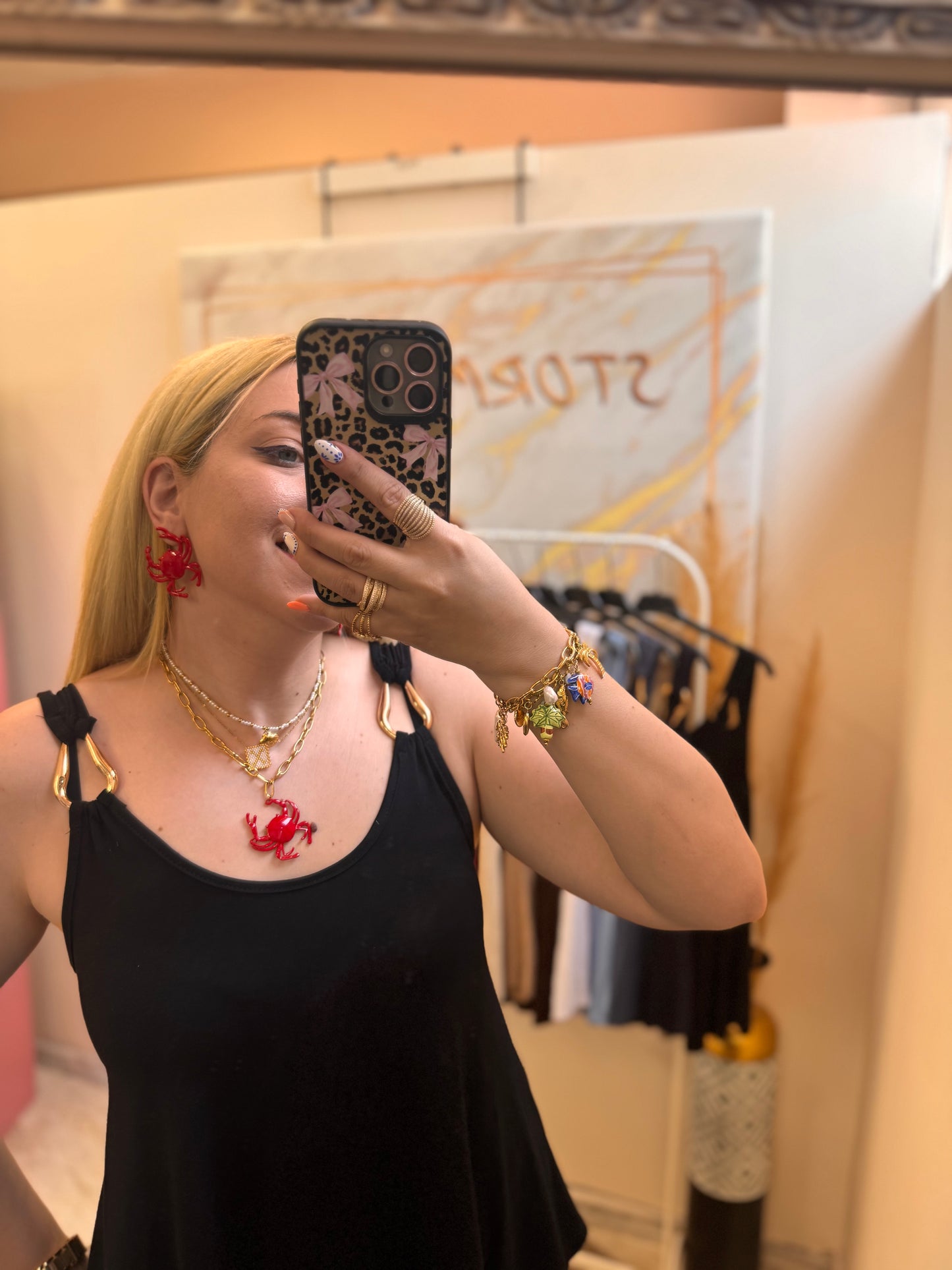 Crab 🦀 Red Necklace