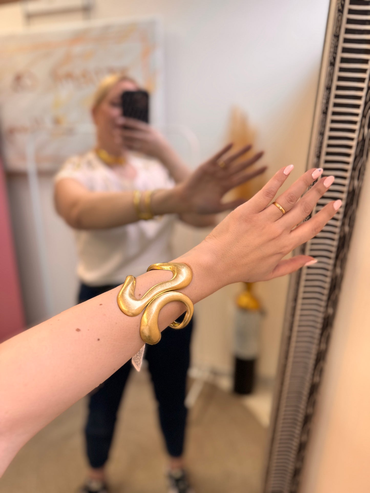 Gold Metalic Bracelet