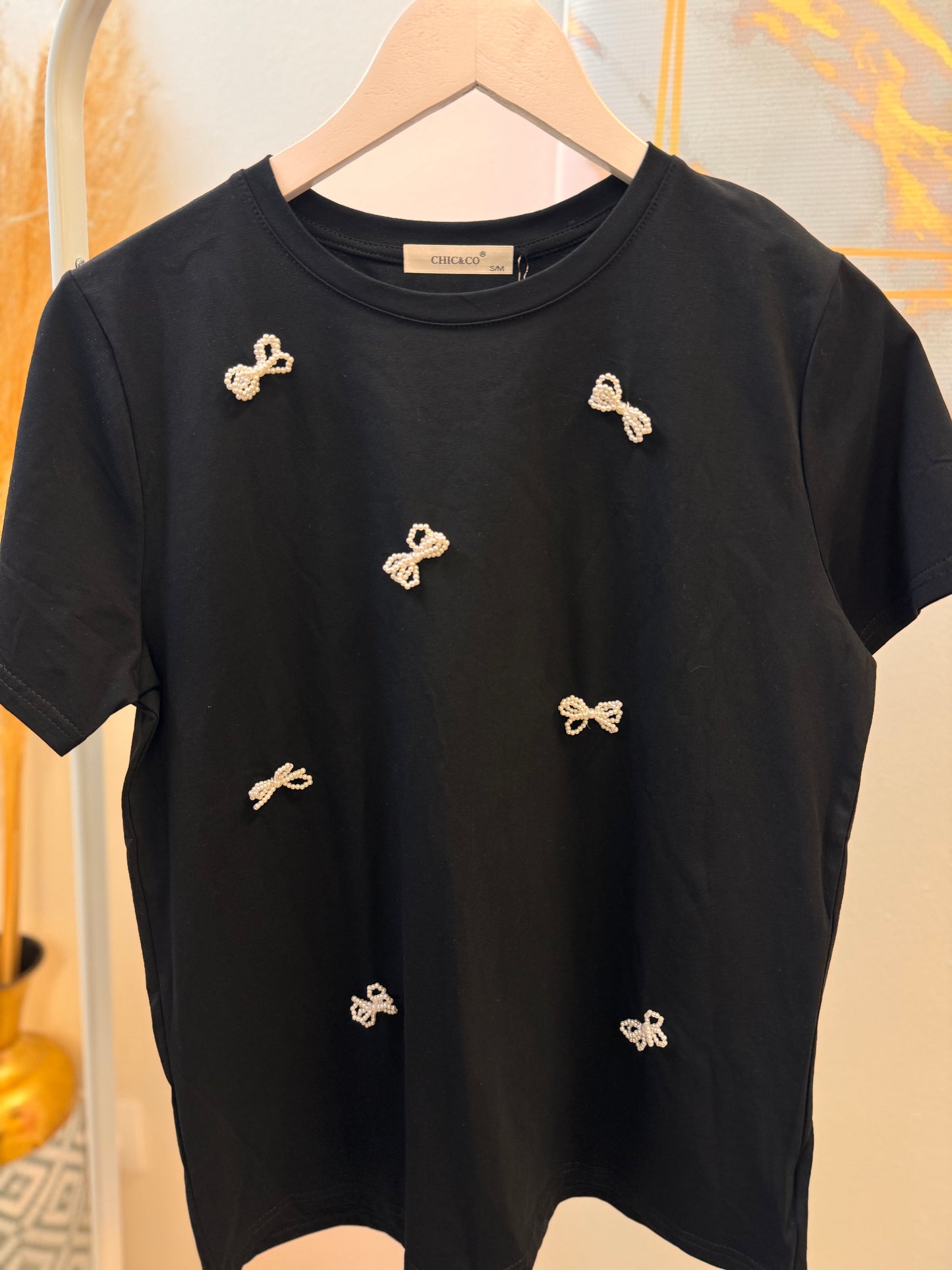 Pearl 3D Bow T-shirt