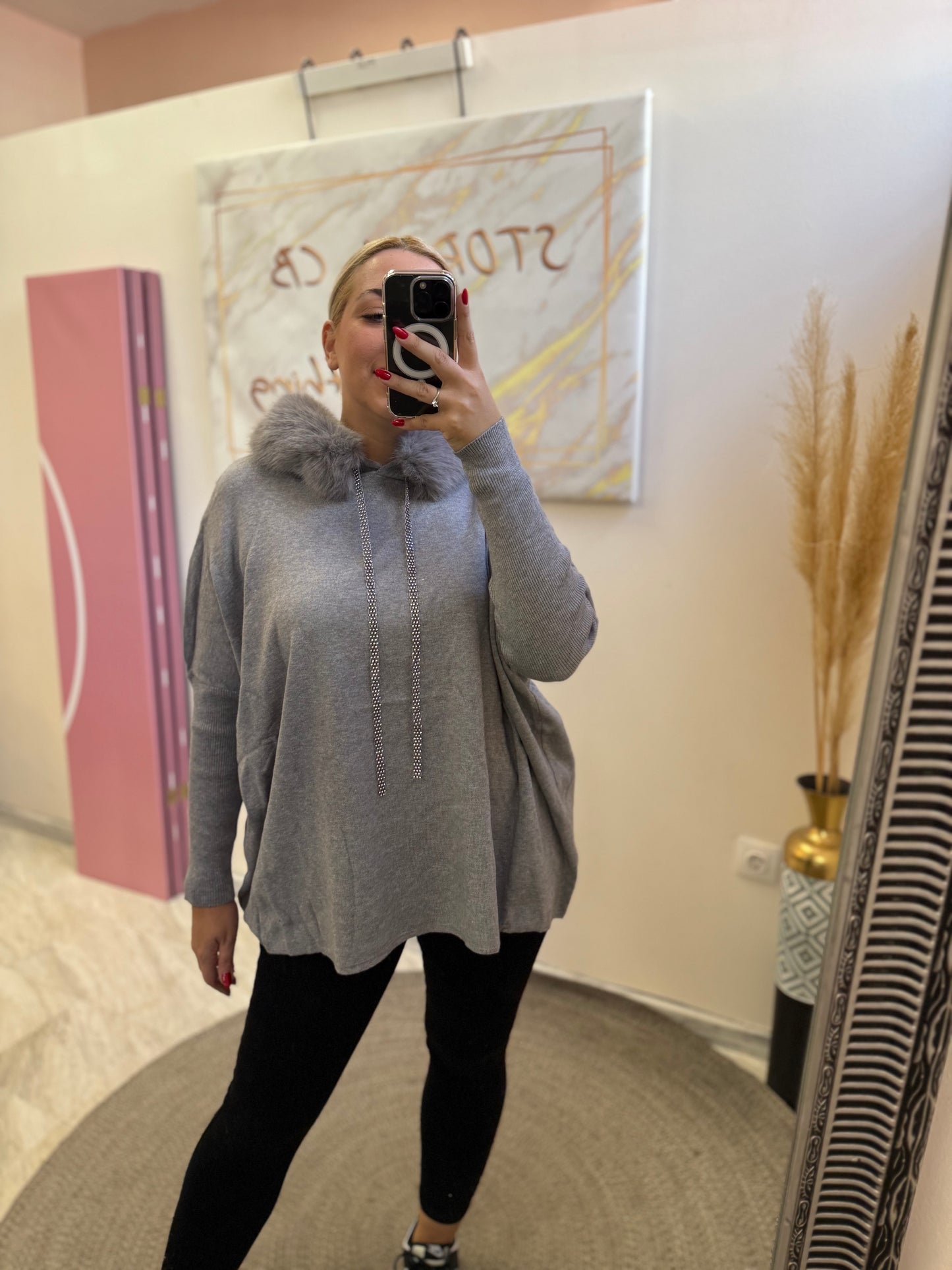 Elena Knit Grey