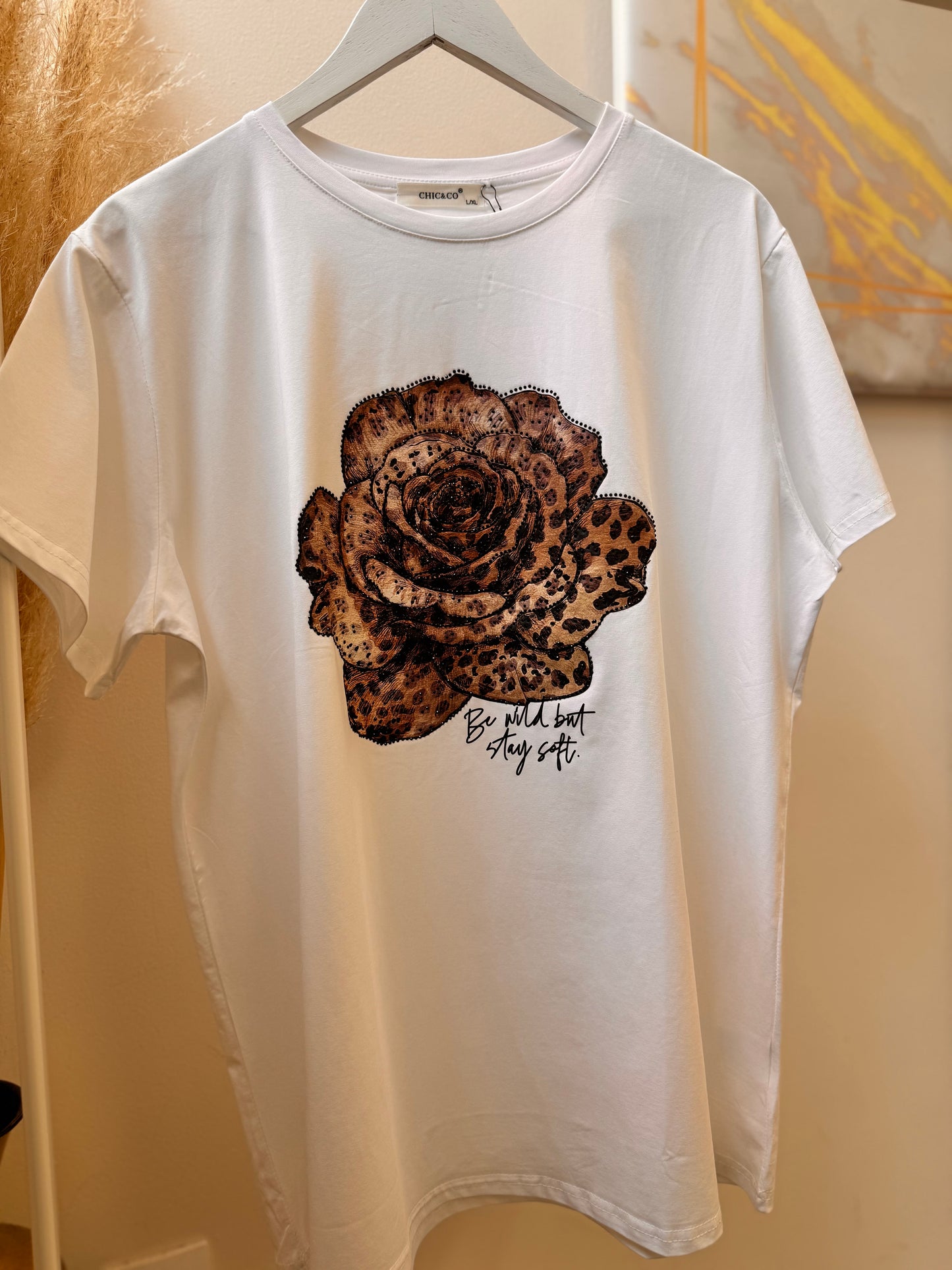 Leopard Rose T-shirt