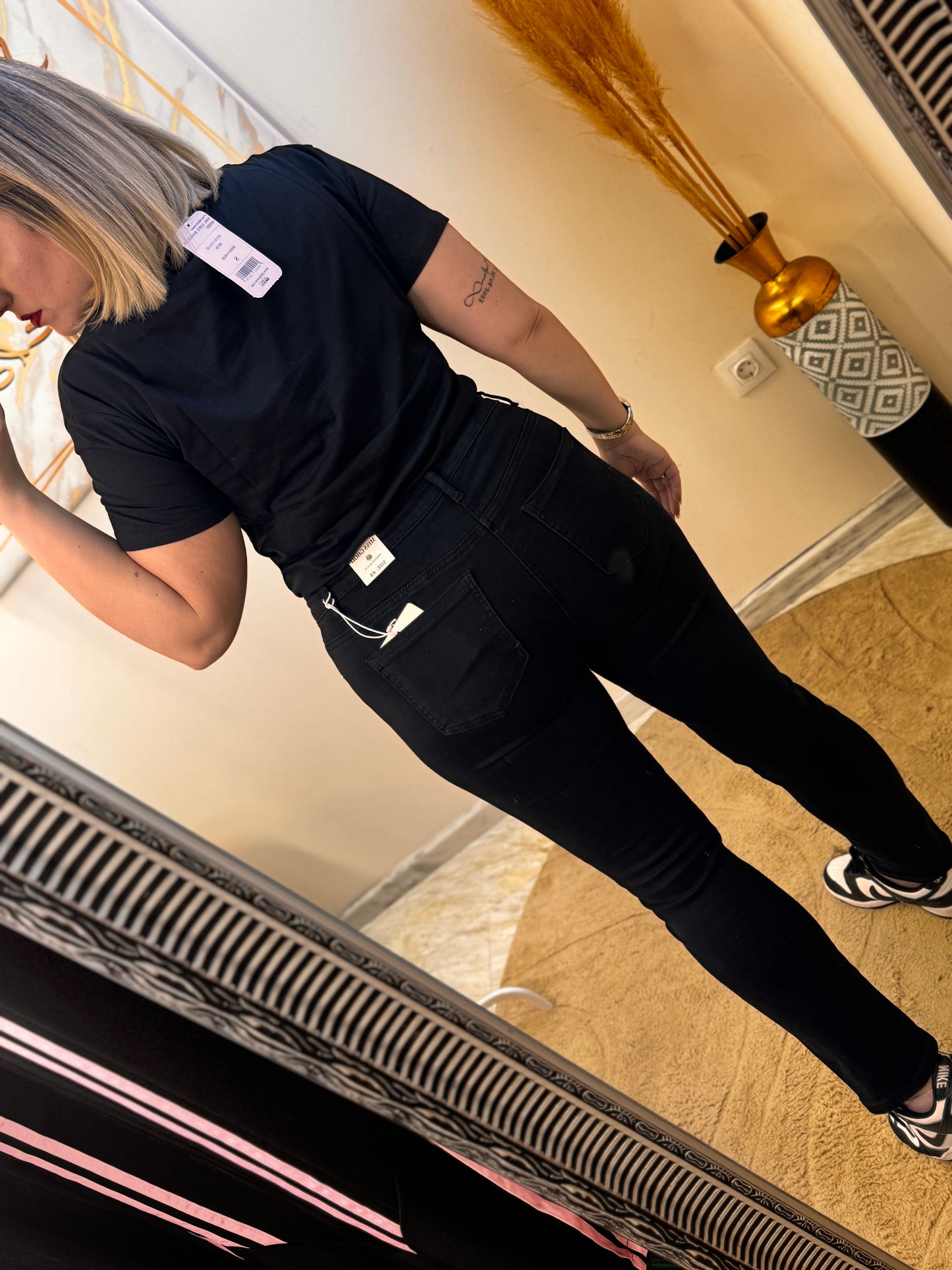 Black plus size Jean