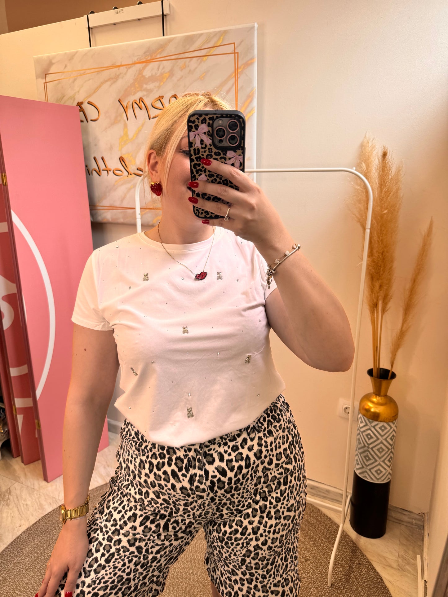 Bear and Strass T-shirt