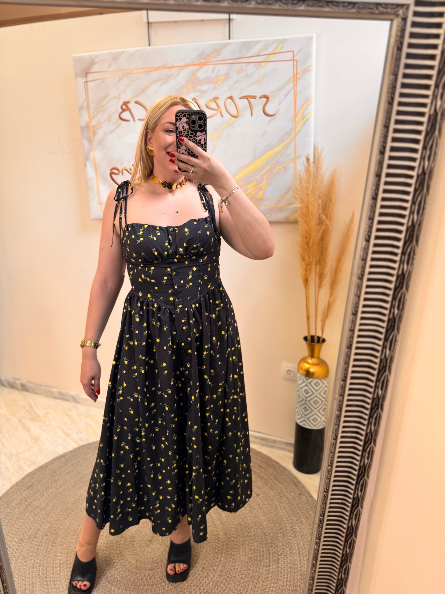 Lemons 🍋 Regular Fit Dress