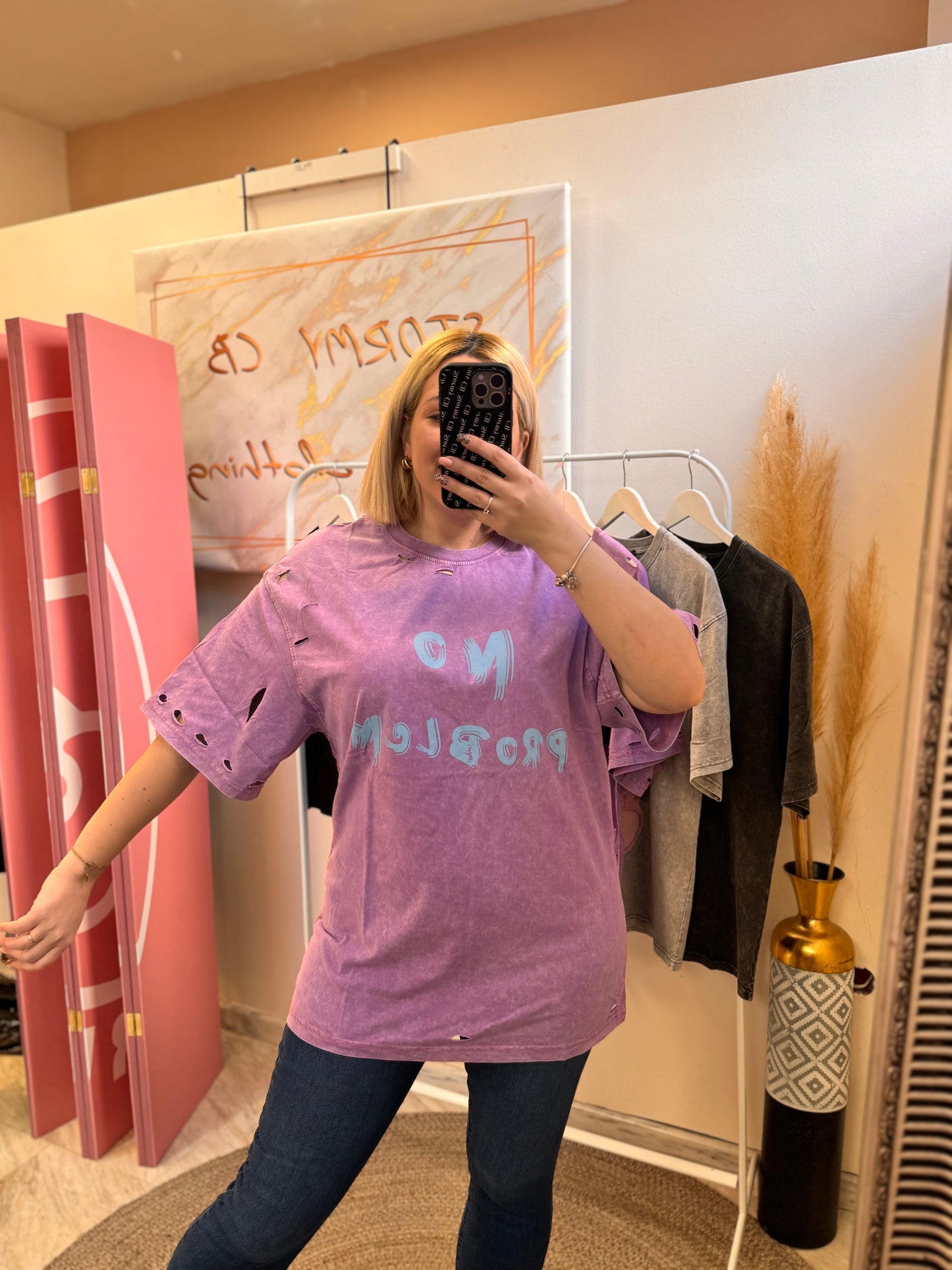 No problem oversized t-shirt