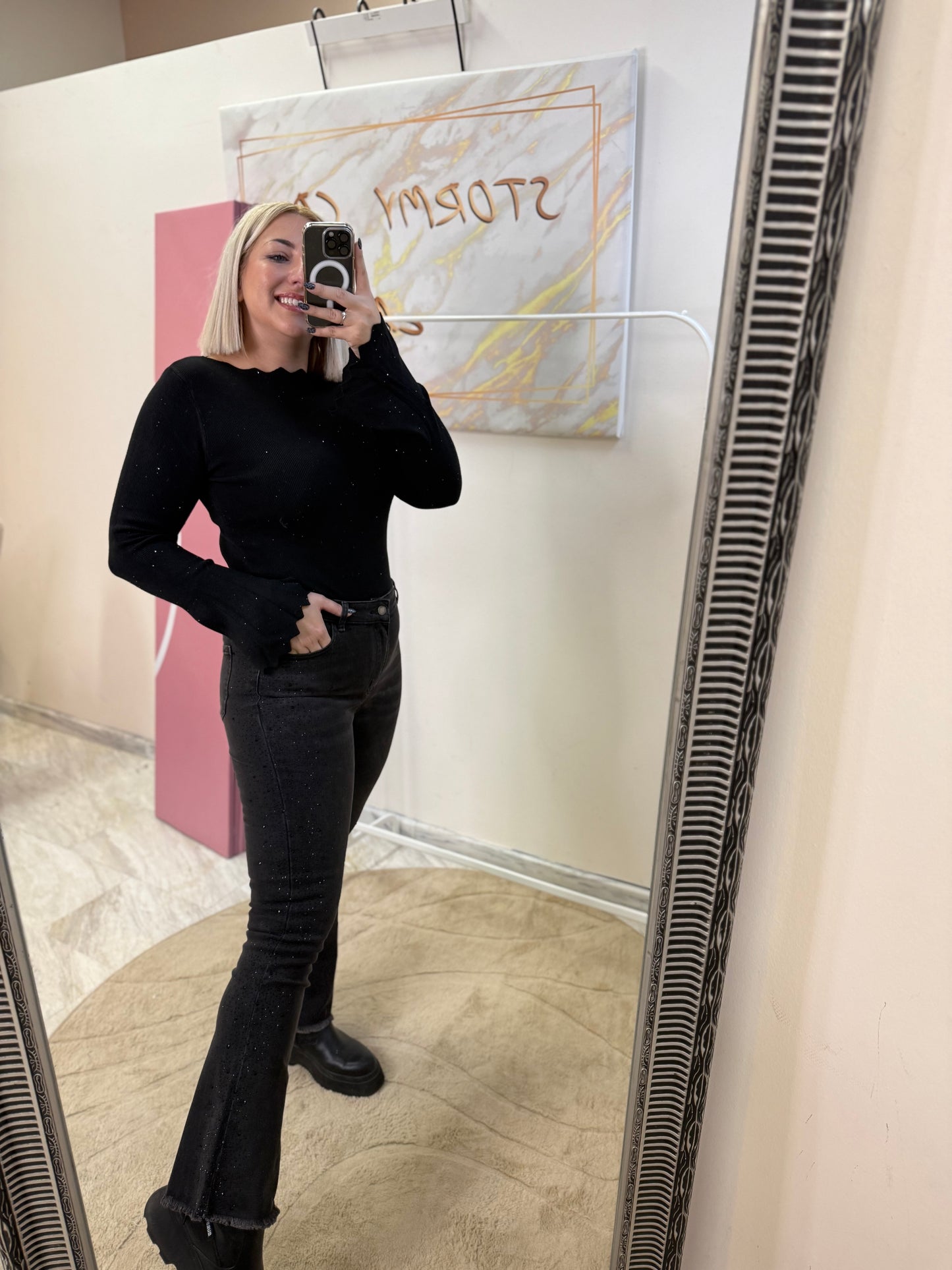 Myrtw Strass Jean