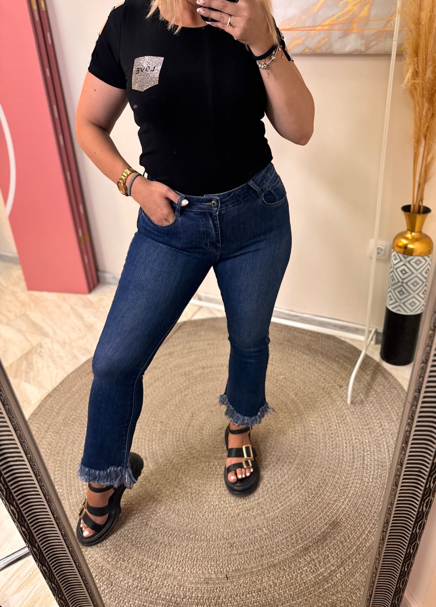 Elina Blue Jean Elastic