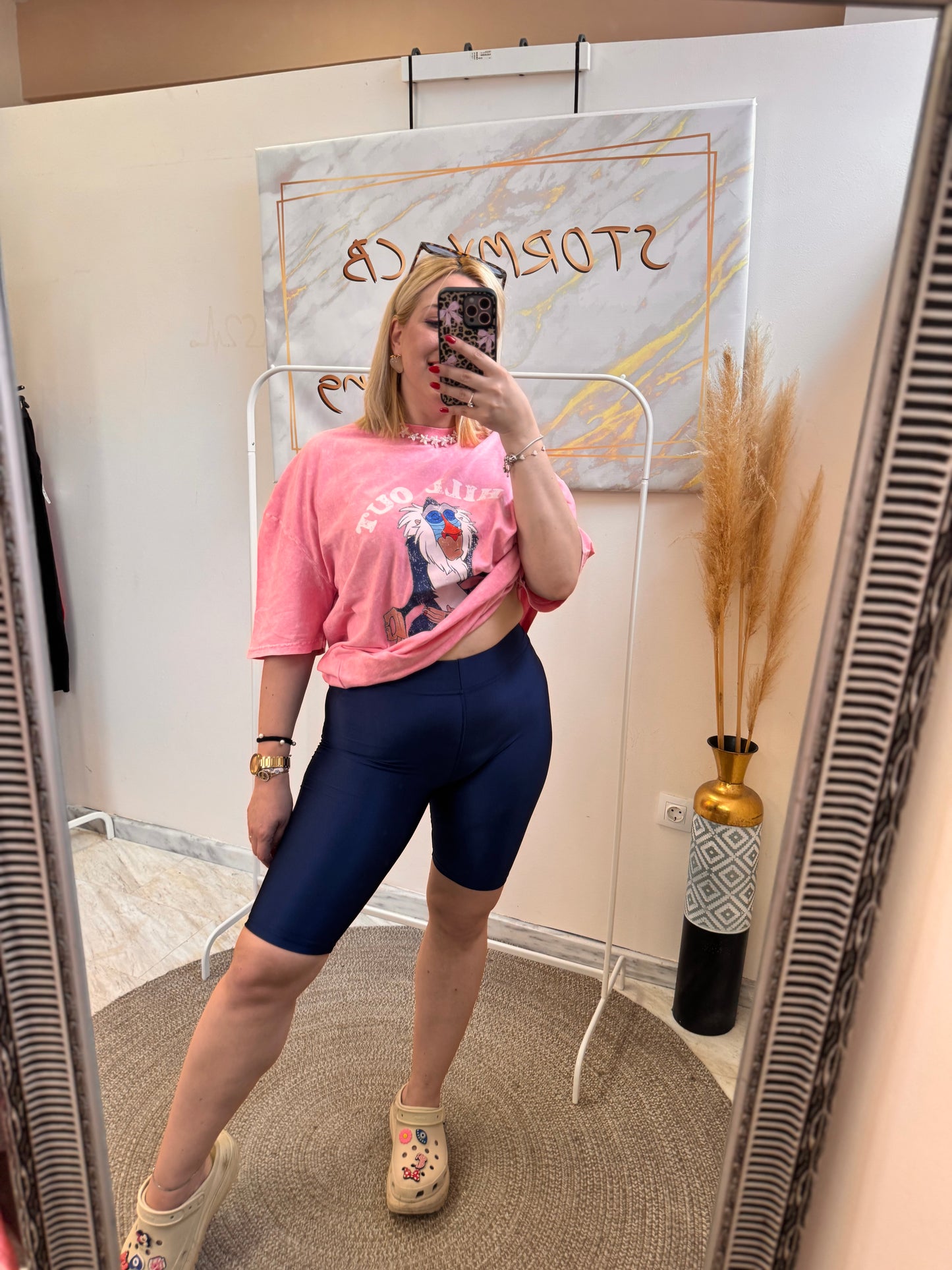 Biker Dark Blue Shorts
