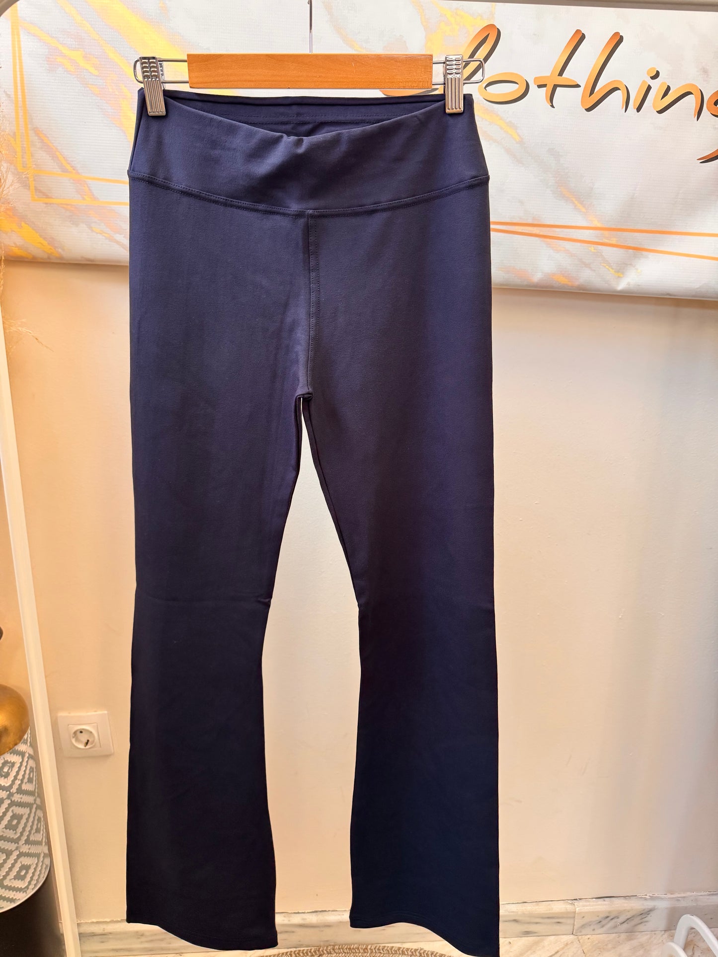 Konnie Dark Blue Elastic Pant