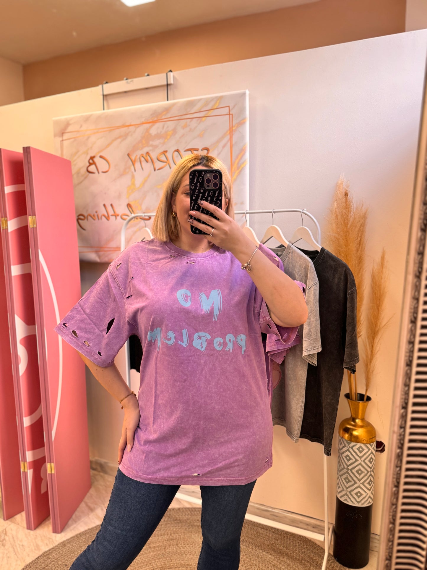 No problem oversized t-shirt