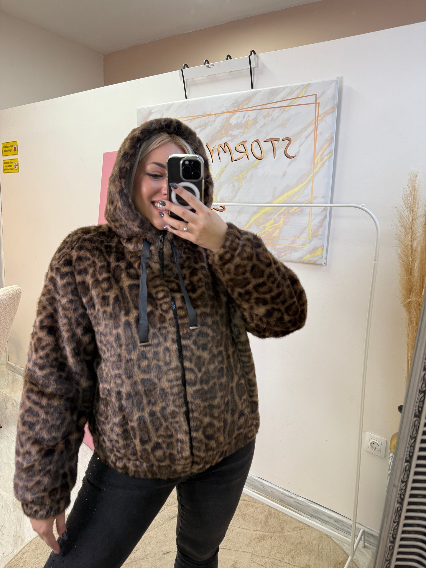 Leopard Fur Jacket