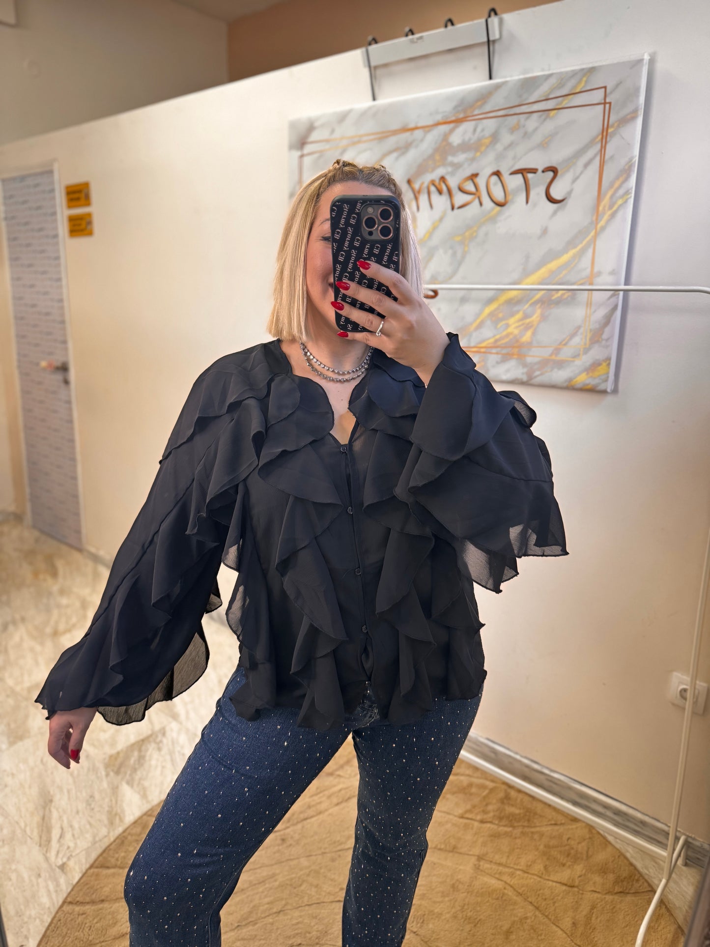 Penelope Shirt Black