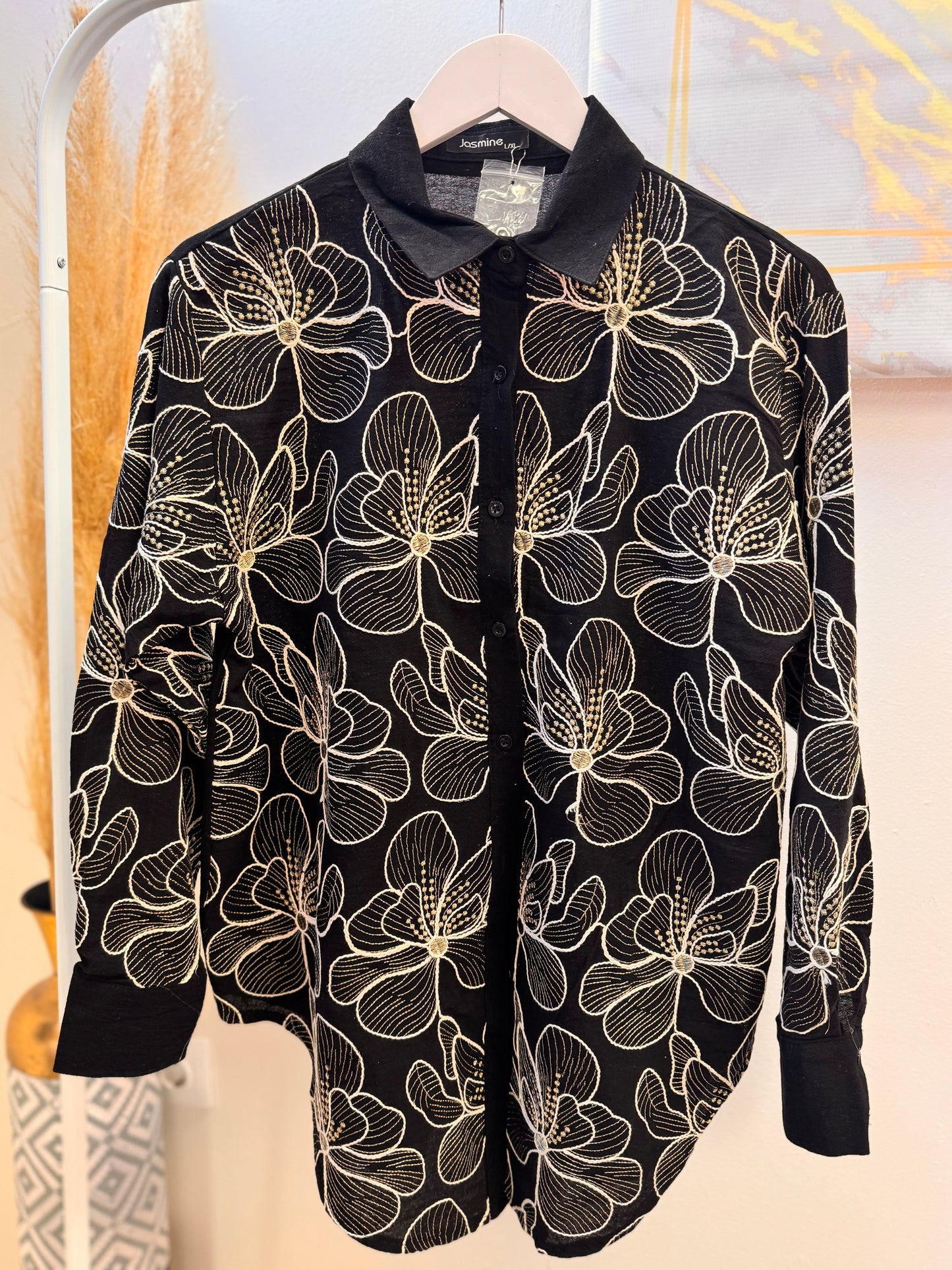 Gold Flower Shirt