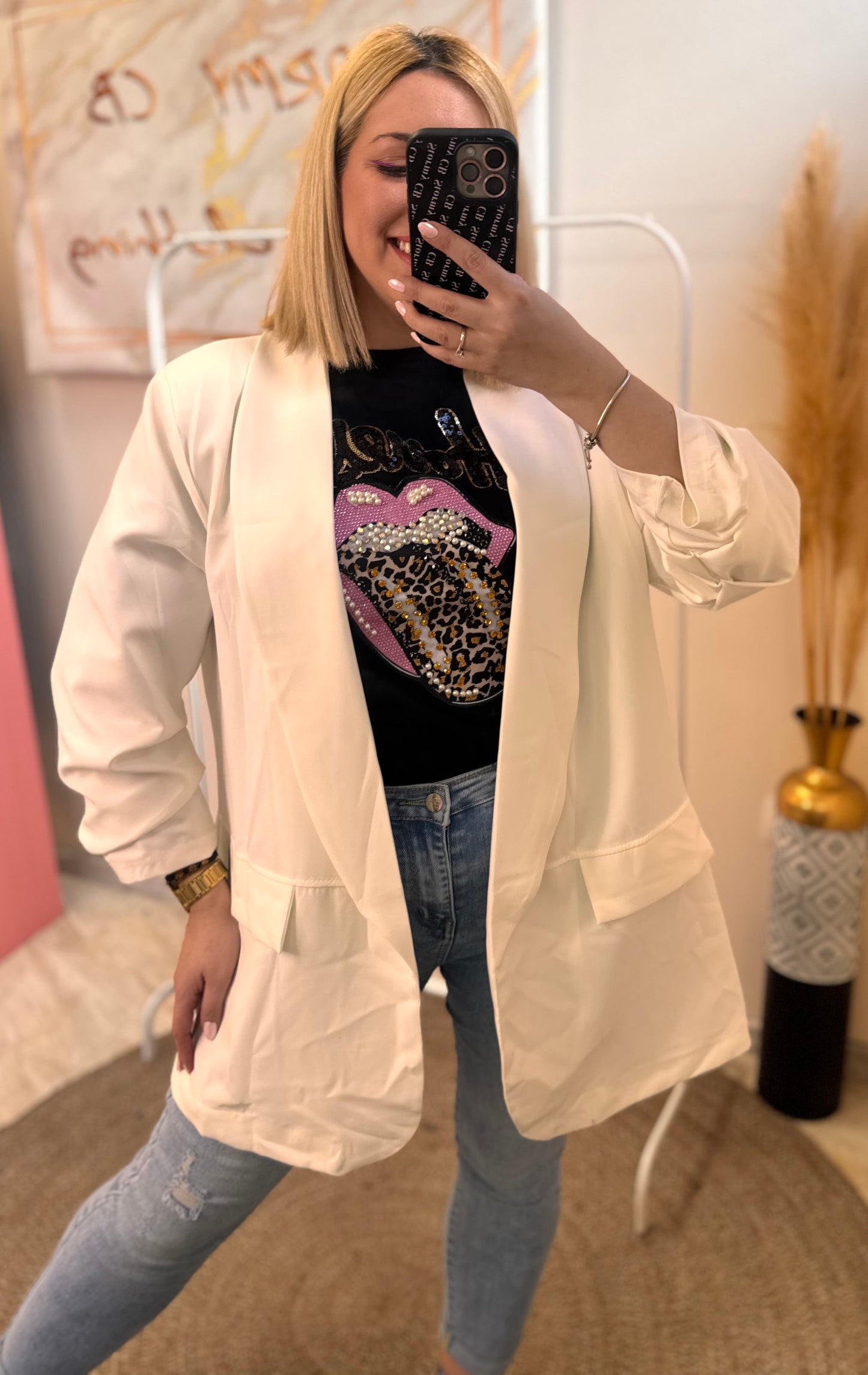 PLUS SIZE ΜΟΝΟΧΡΩΜΟ ΣΑΚΑΚΙ