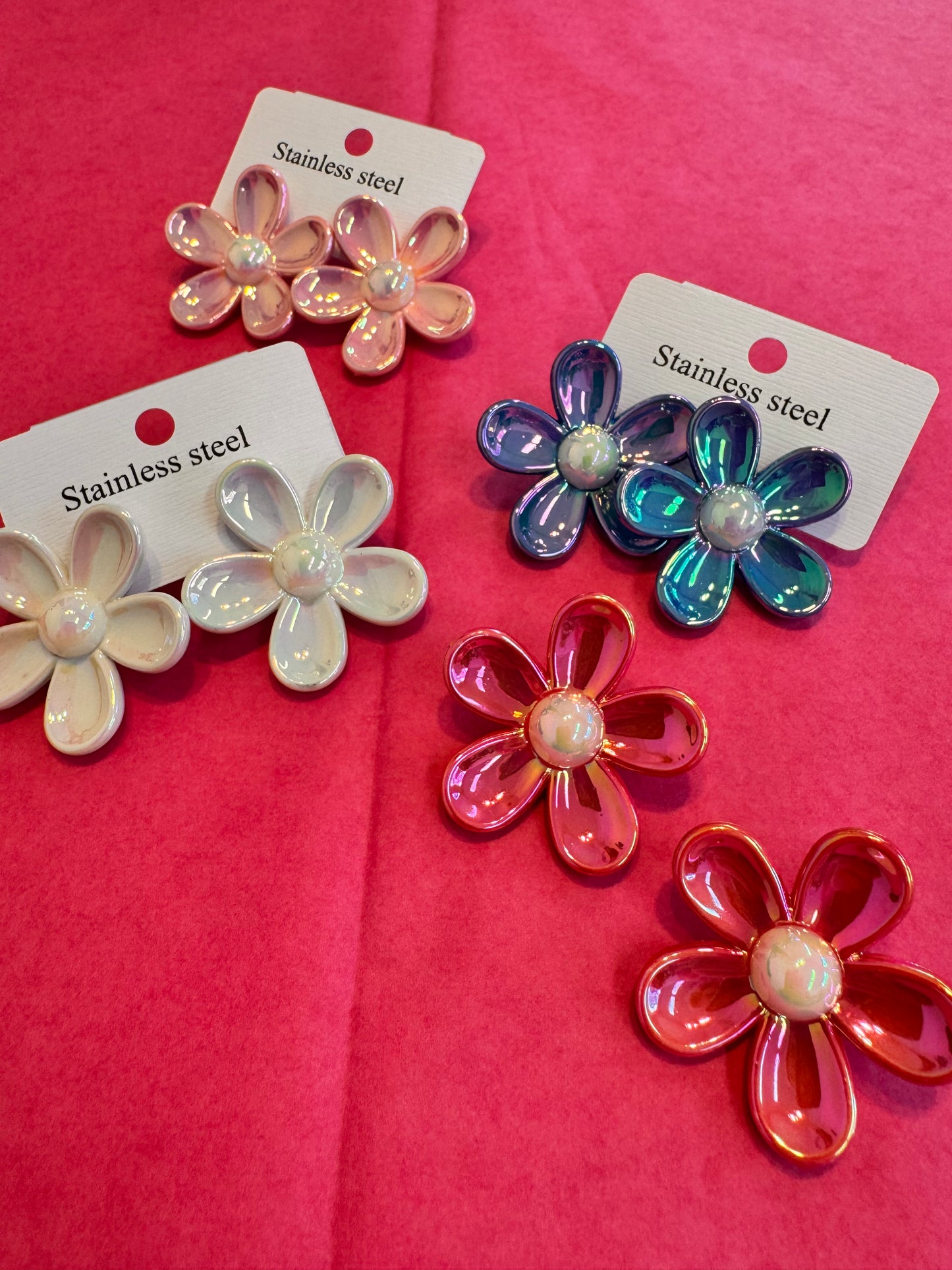 Daisy Pearl Earrings