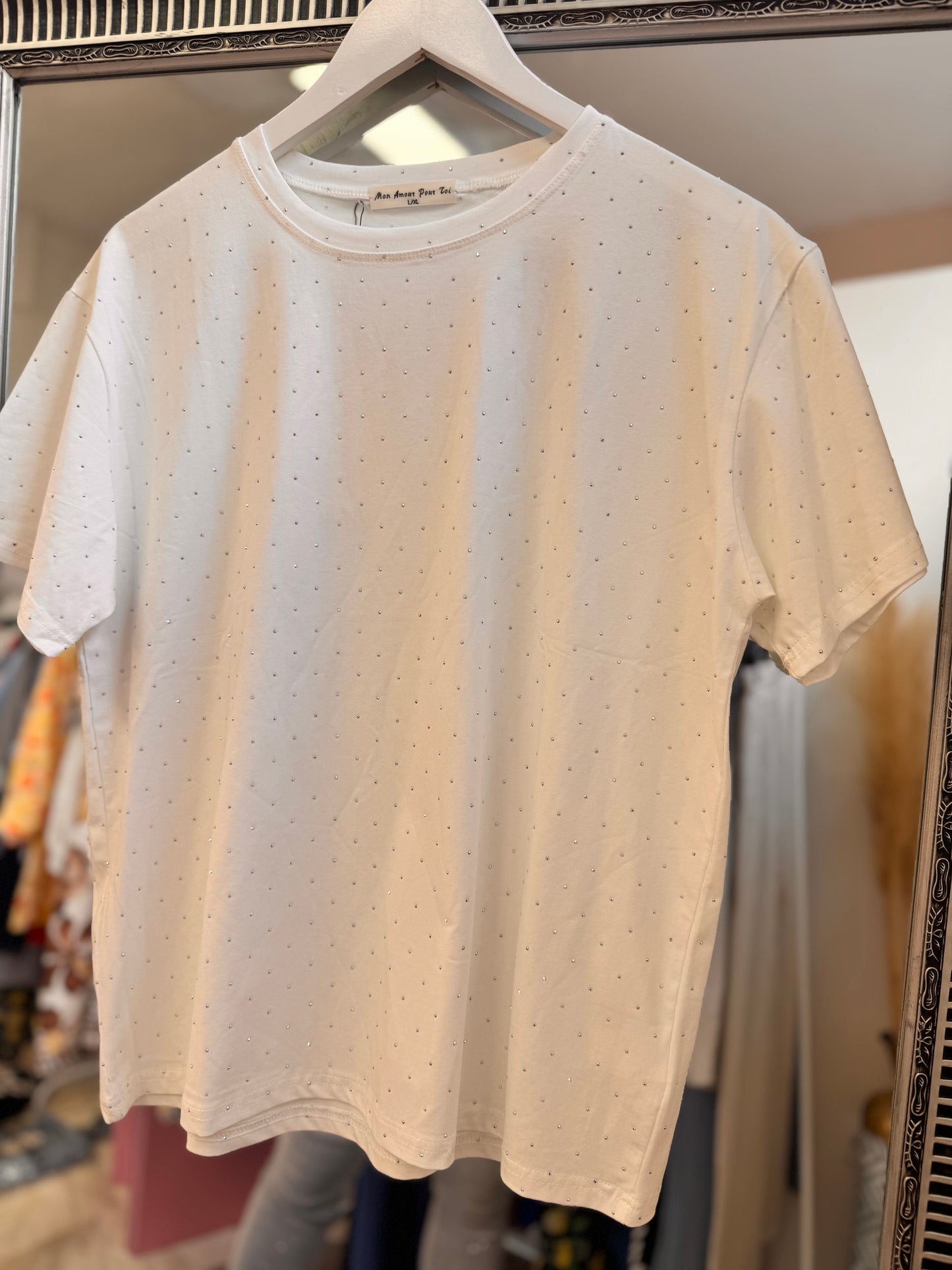 Strass White T-shirt