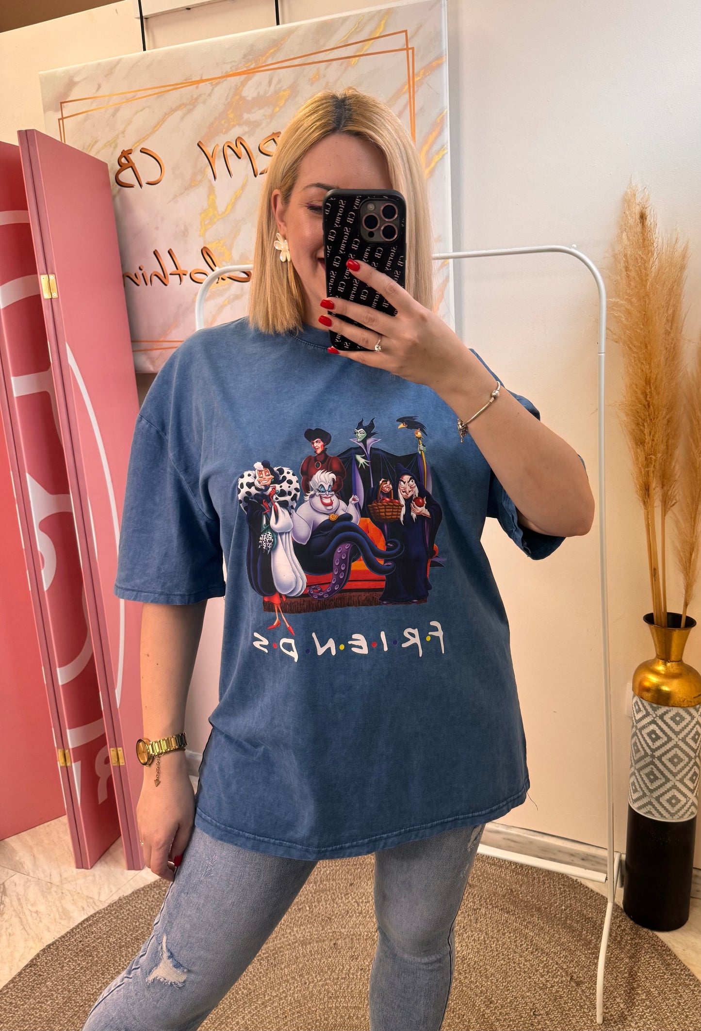 Friends Oversized T-shirt Blue