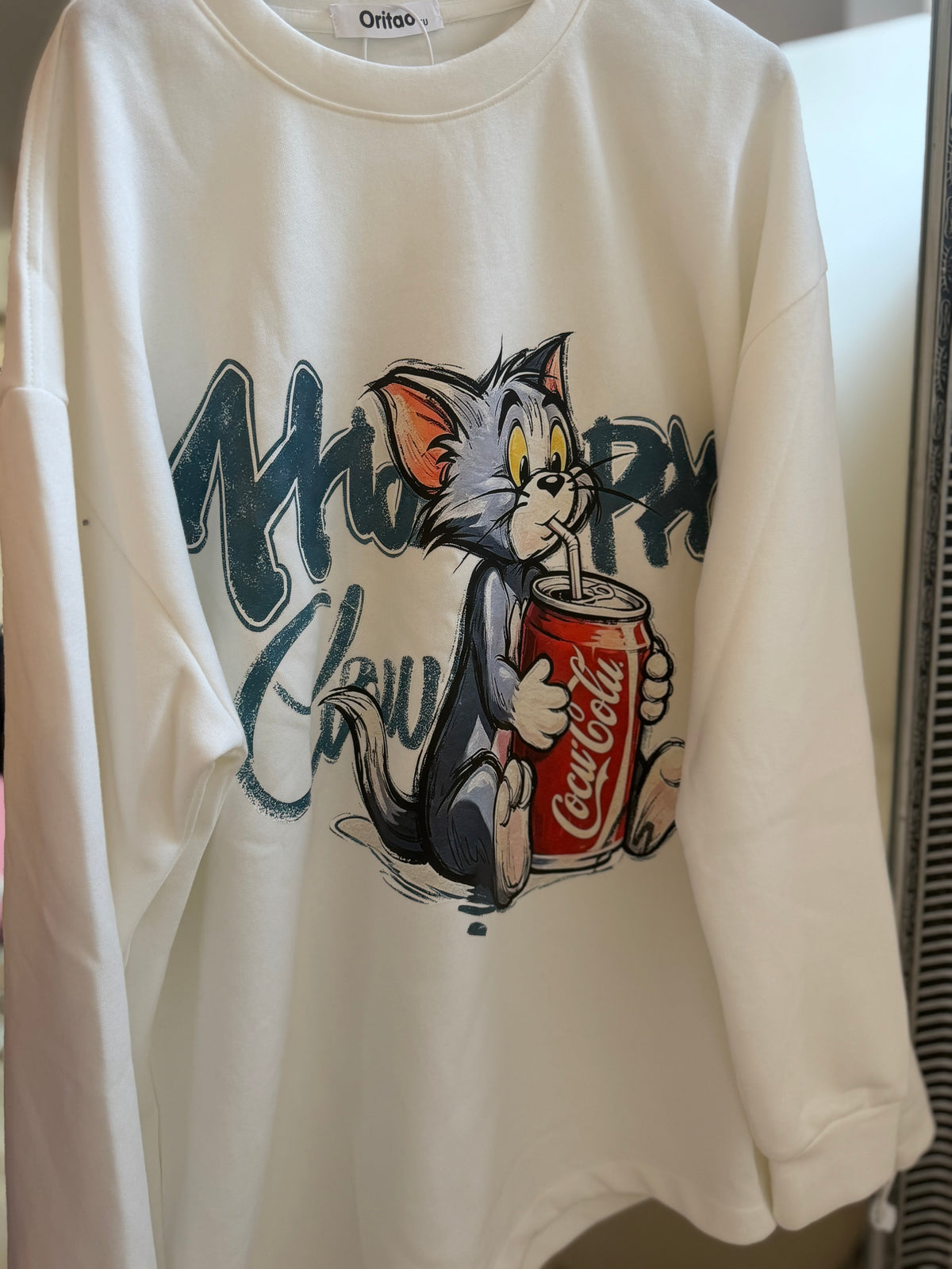 Coke Oversized Shirt White