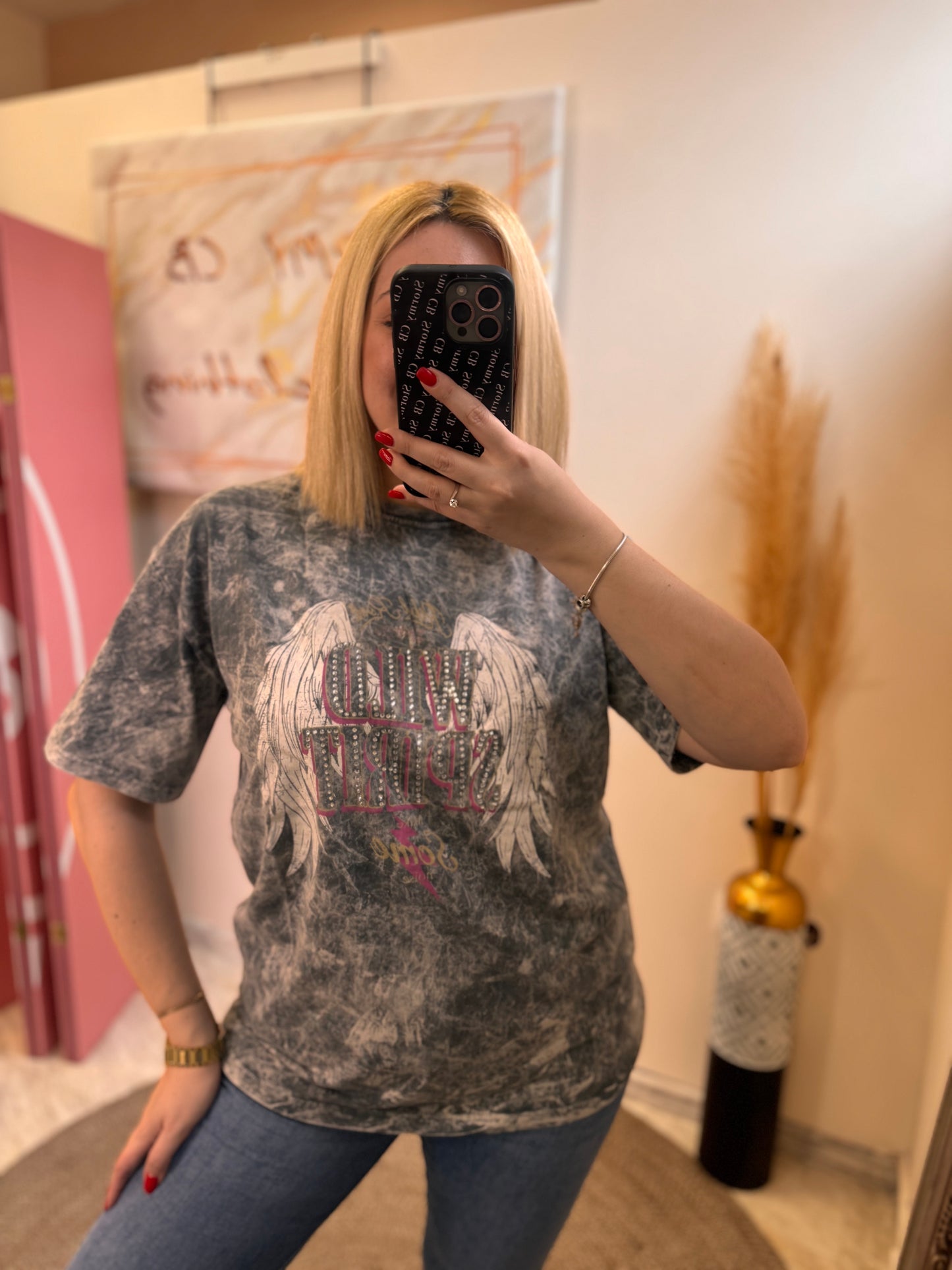 Wing T-shirt Light Grey