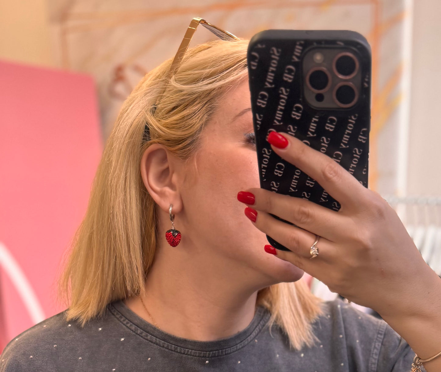 Strawberry Earrings