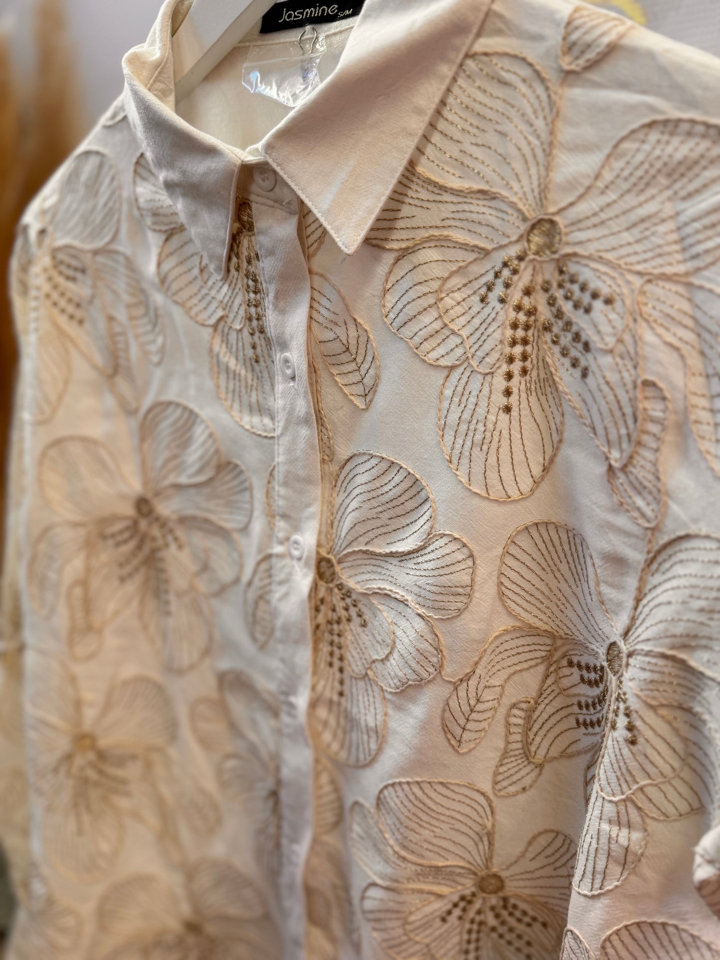 Gold Flower Shirt