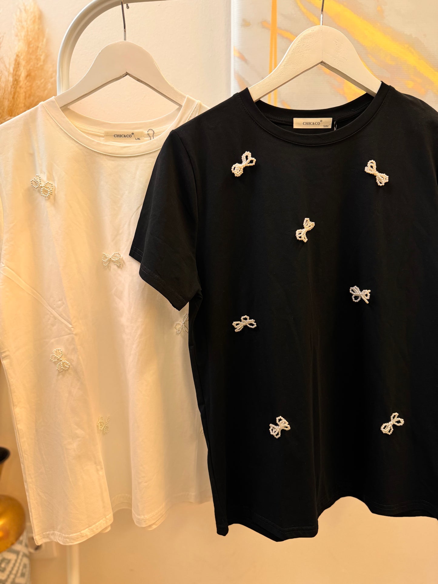 Pearl 3D Bow T-shirt