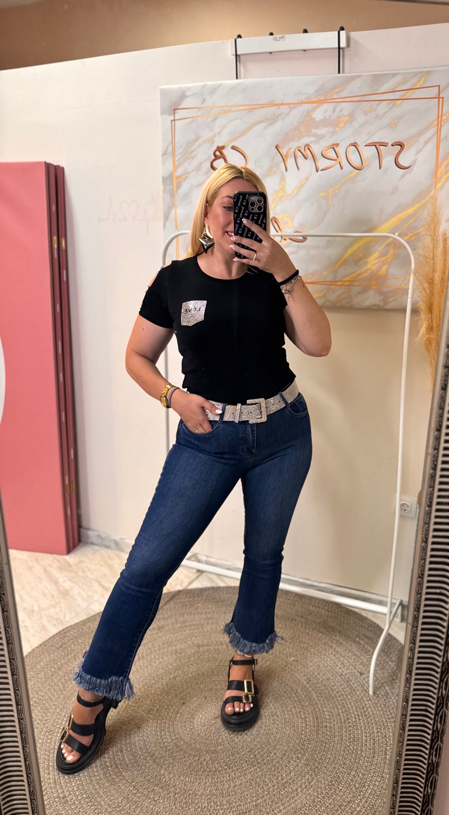 Elina Blue Jean Elastic