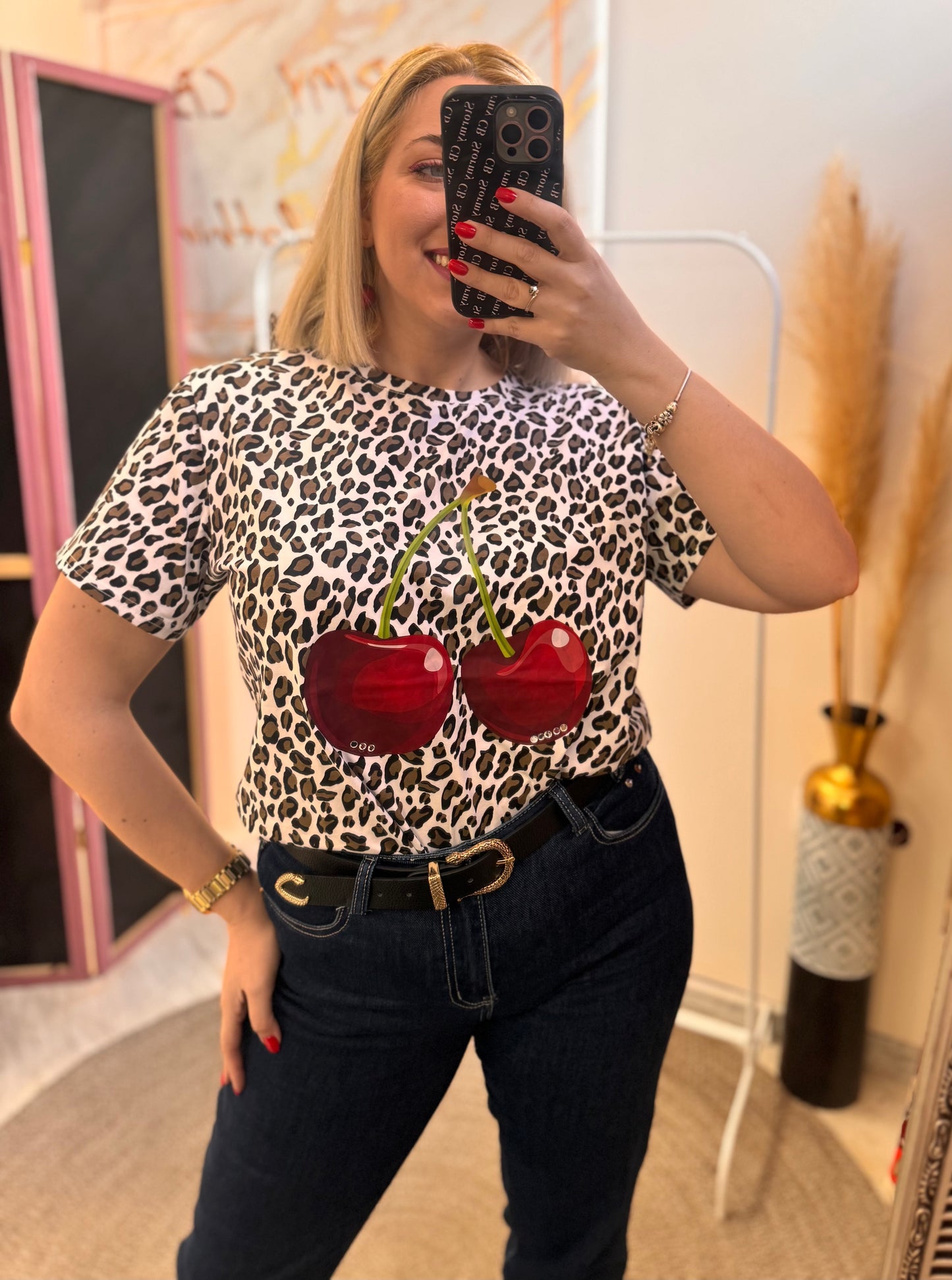 Leo & Cherry T-shirt White