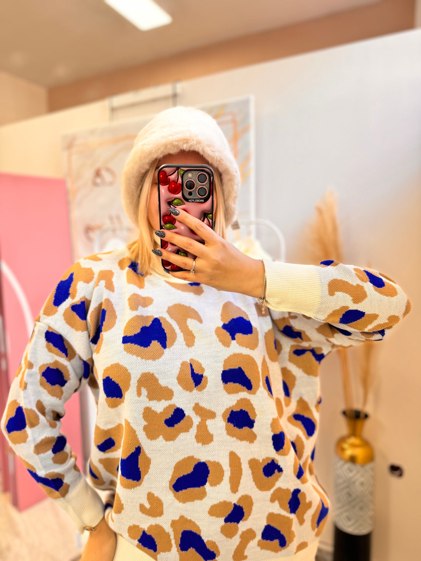 Leopard Pullover