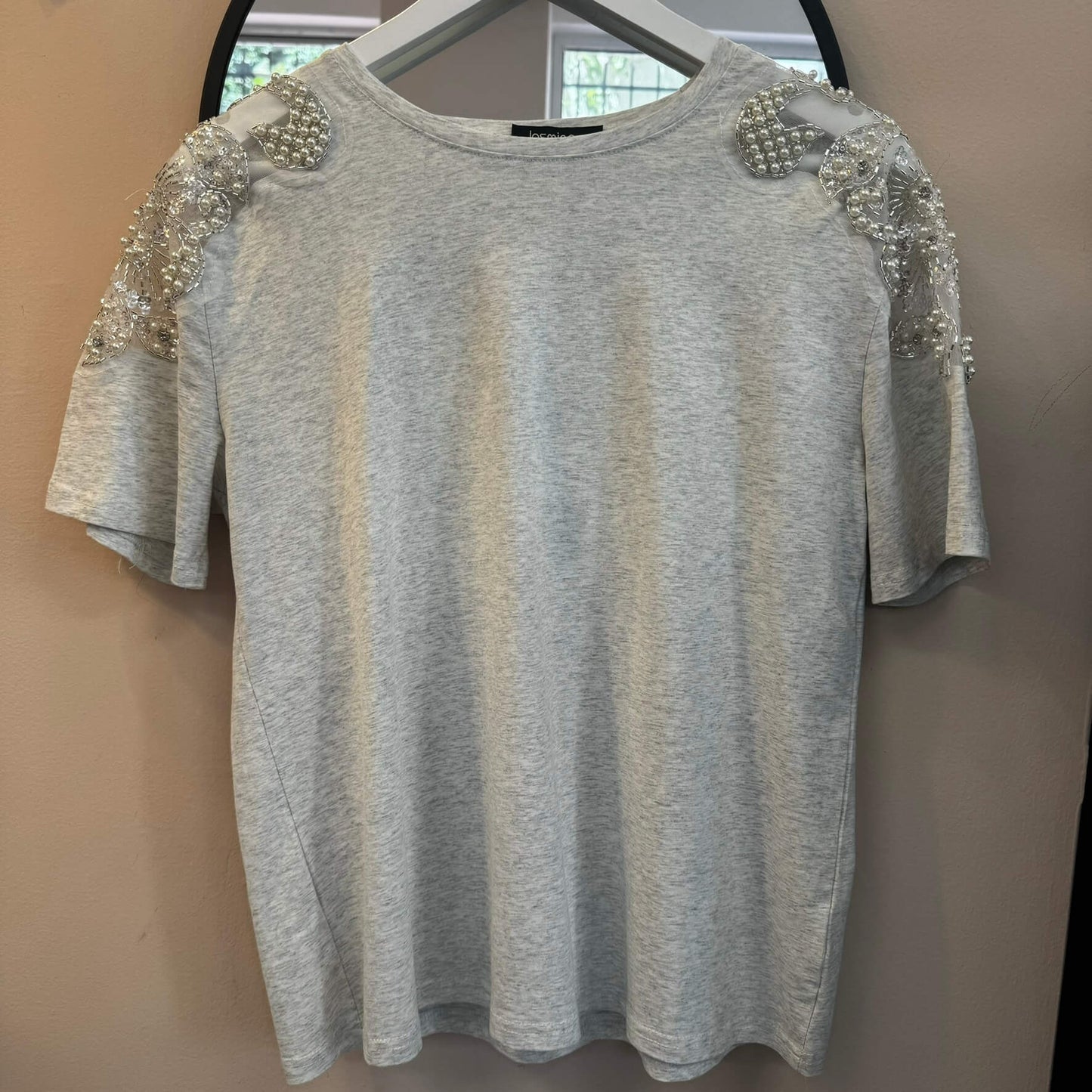 T-SHIRT WITH STRASS C-THROU