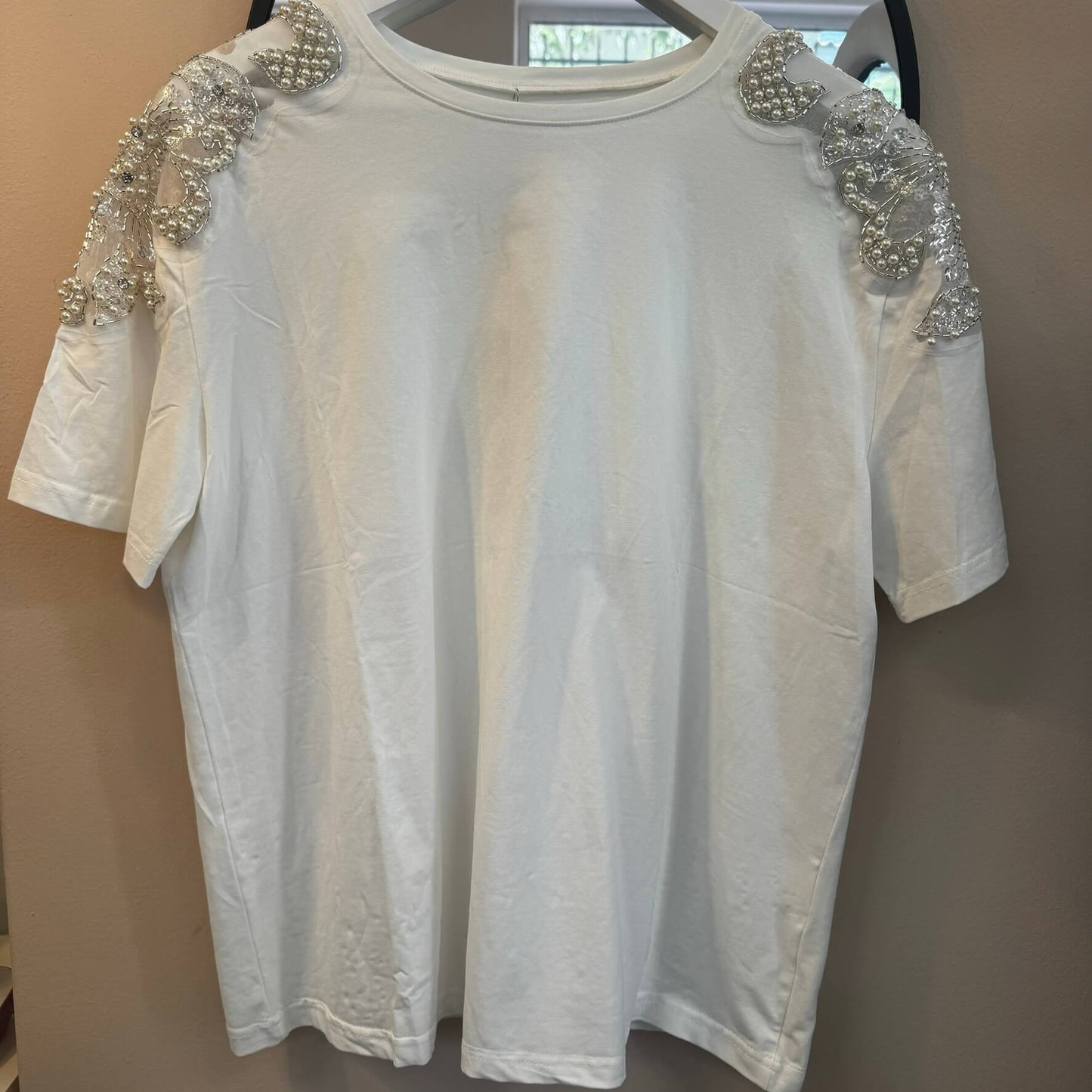 T-SHIRT WITH STRASS C-THROU