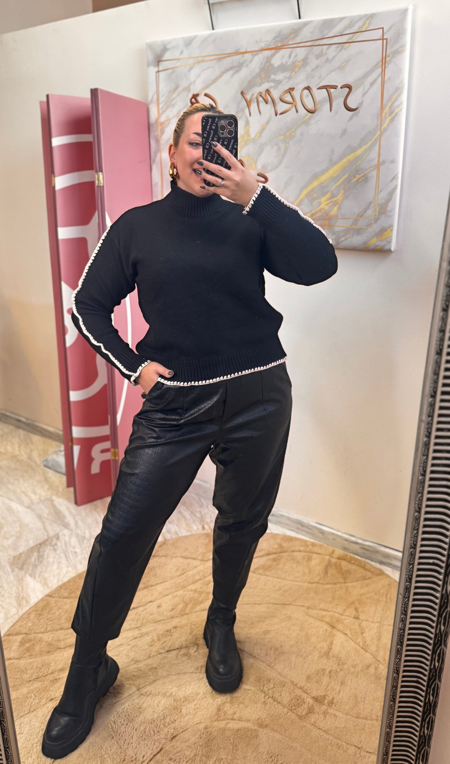 Κρόκο Δερματίνη Baggy