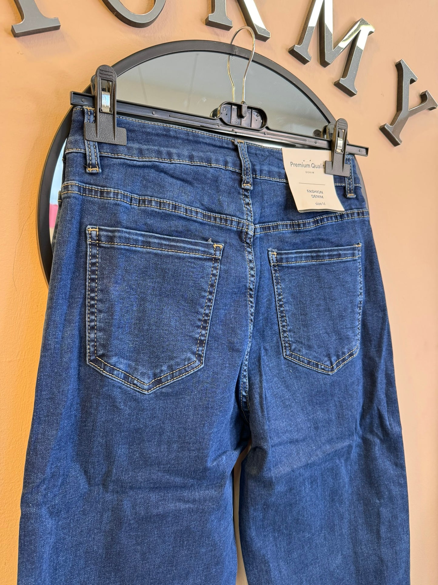 WIDE LEG STRASS JEAN