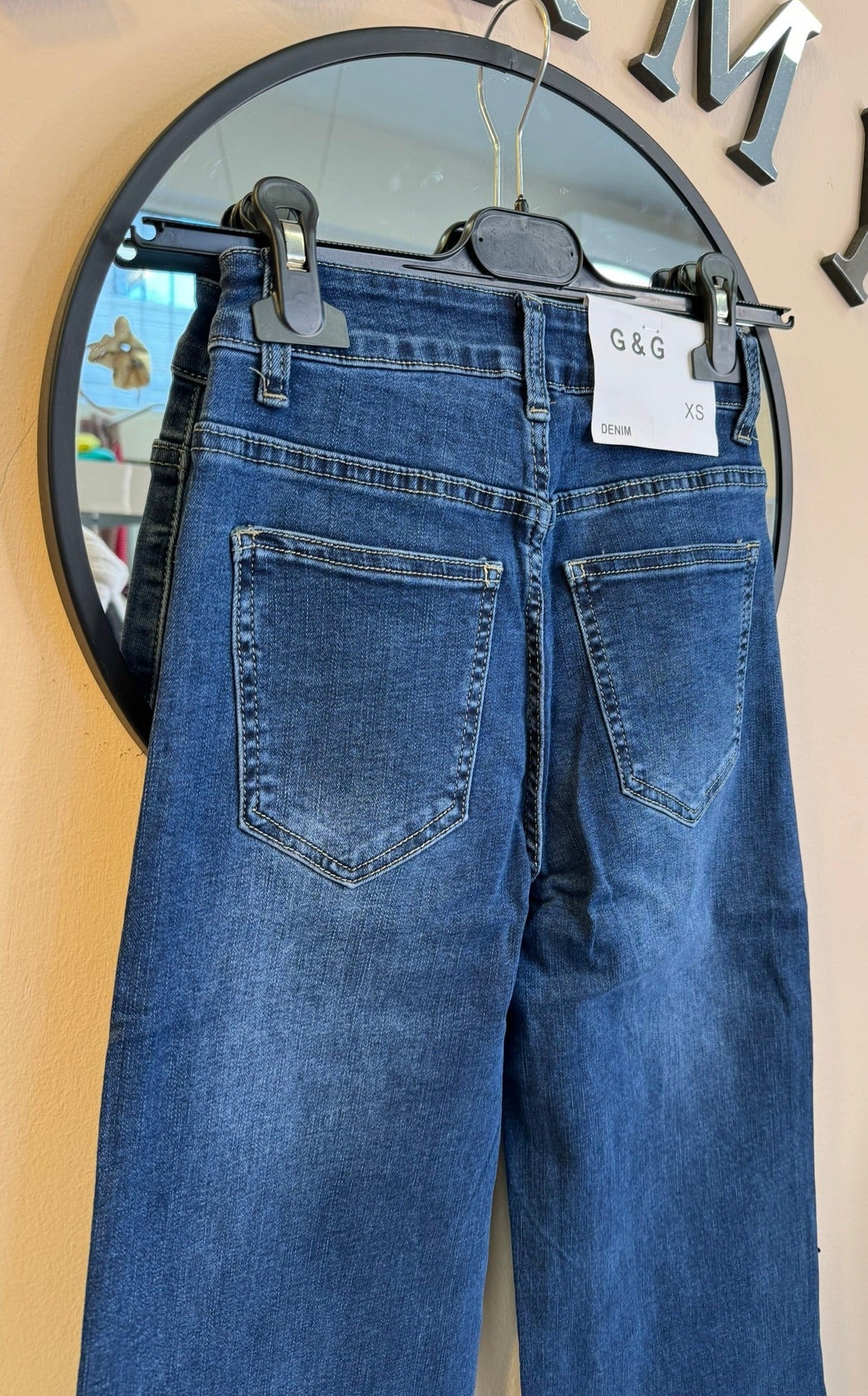 WIDE LEG STRASS JEAN