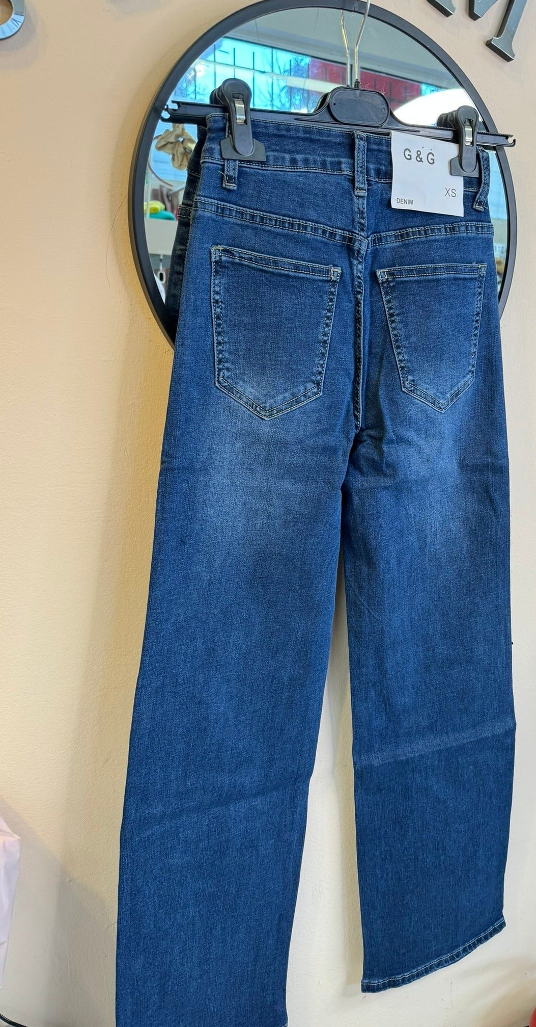 WIDE LEG STRASS JEAN