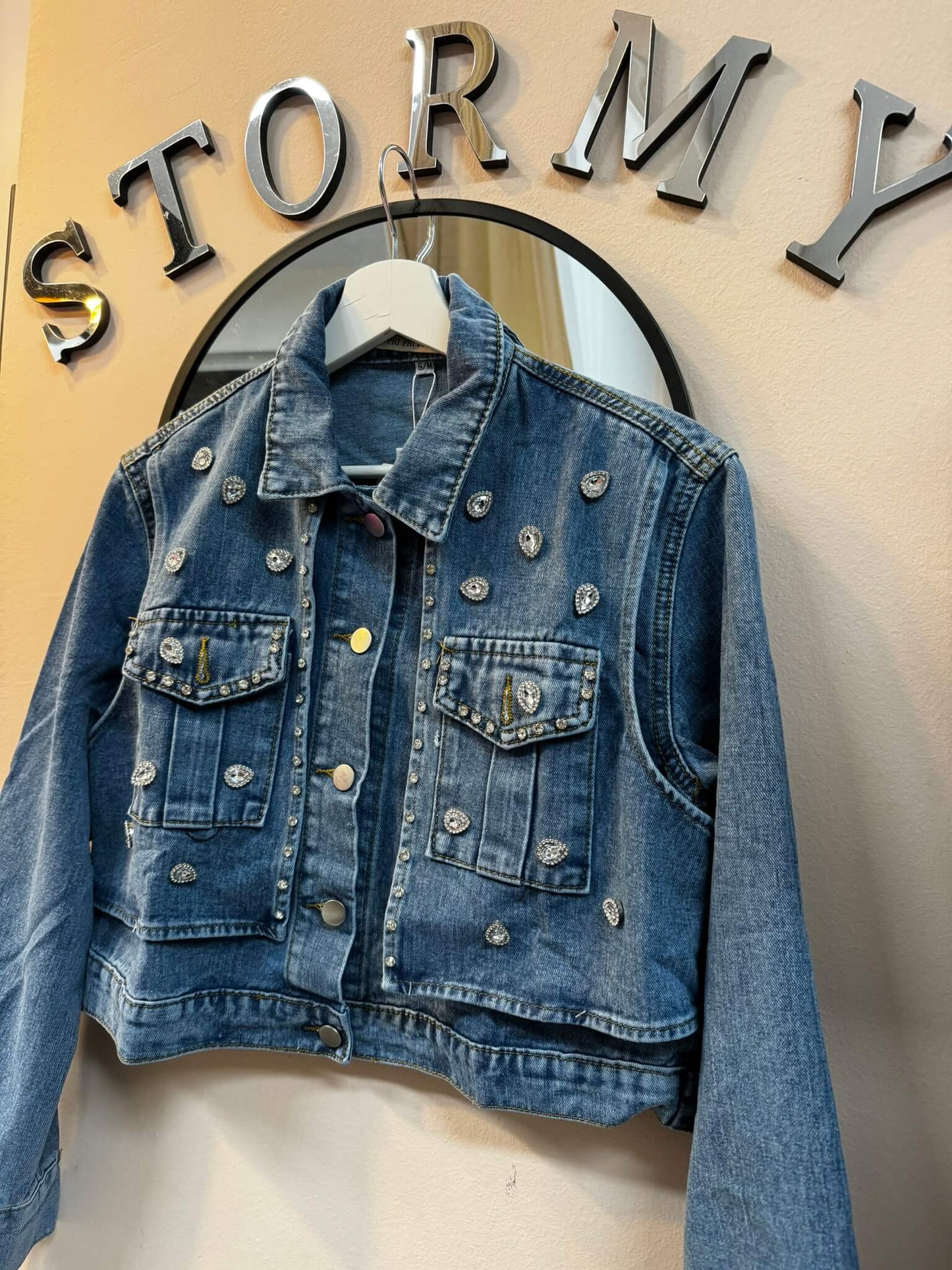 STRASS JEAN JACKET