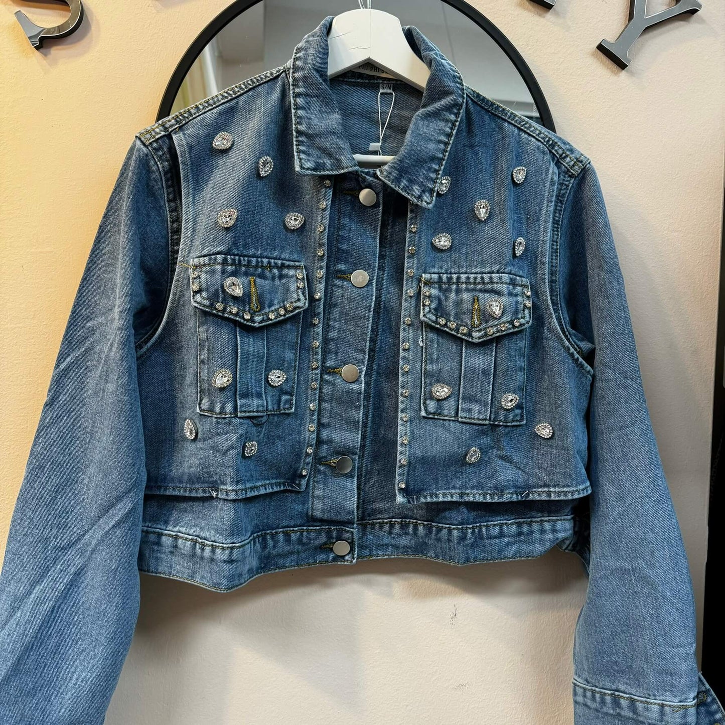 STRASS JEAN JACKET