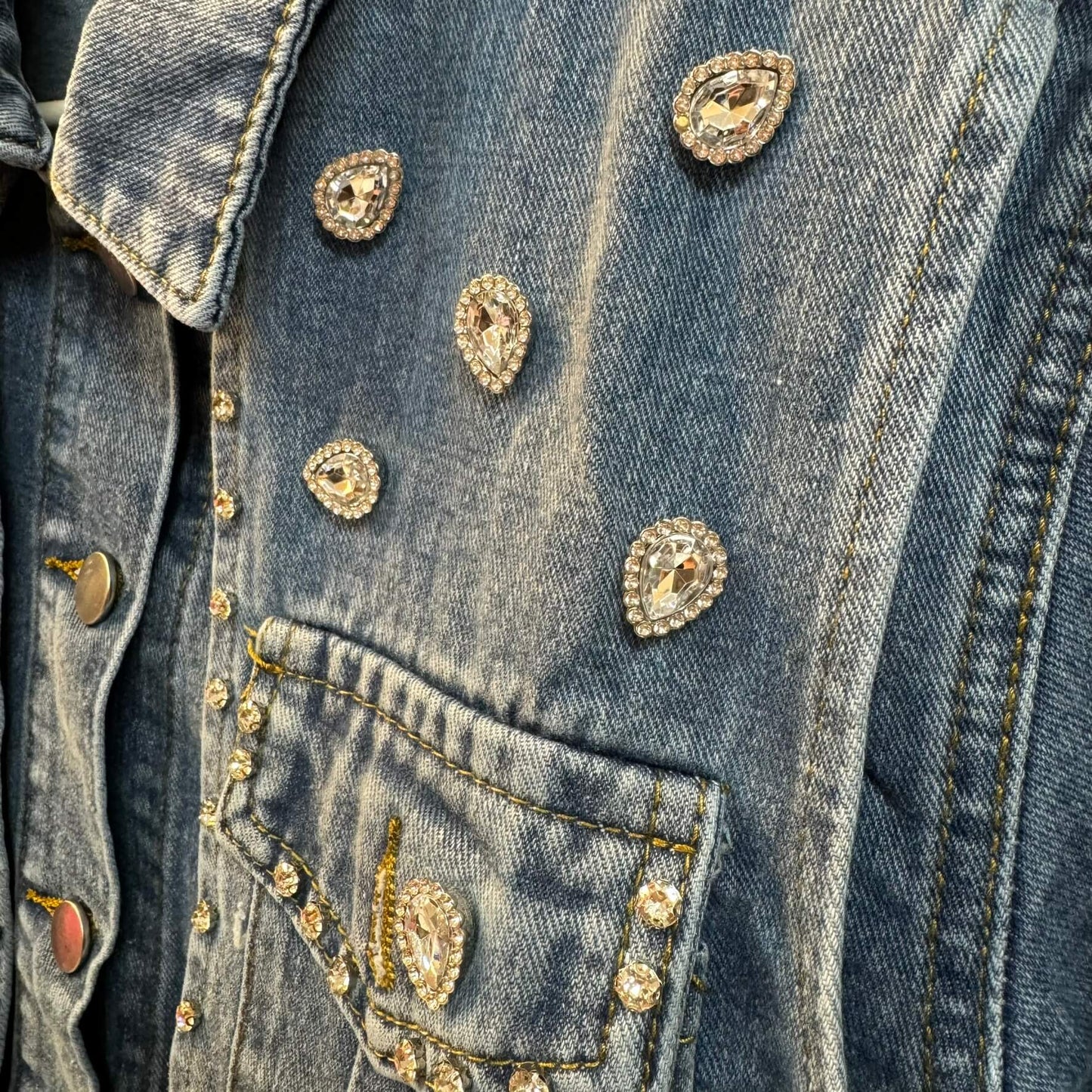 STRASS JEAN JACKET