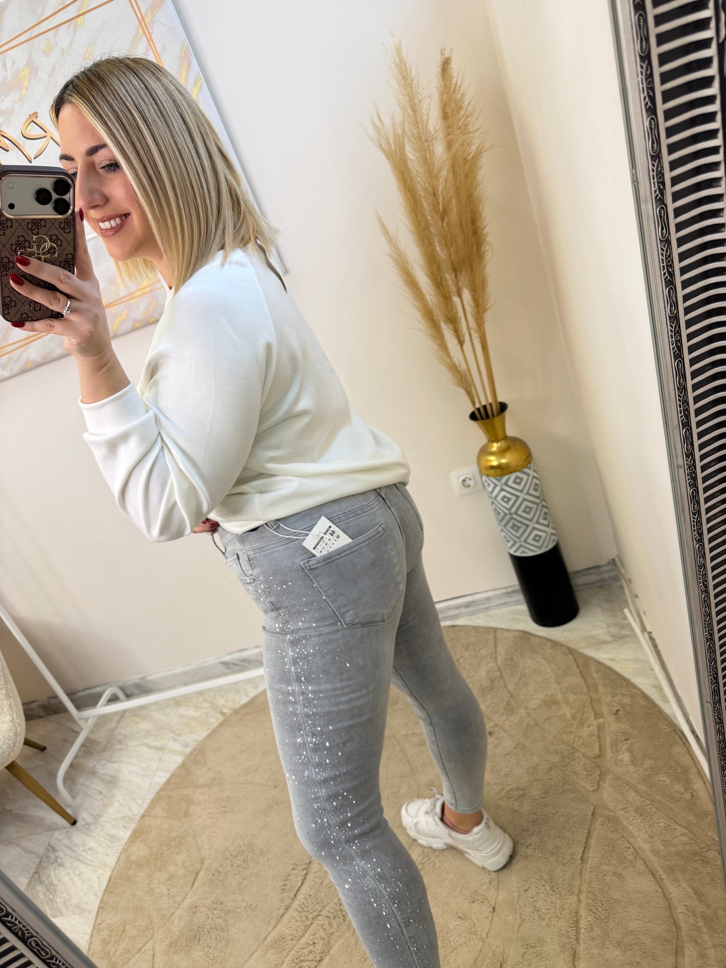Eleanora Grey -5KG Strass Jean