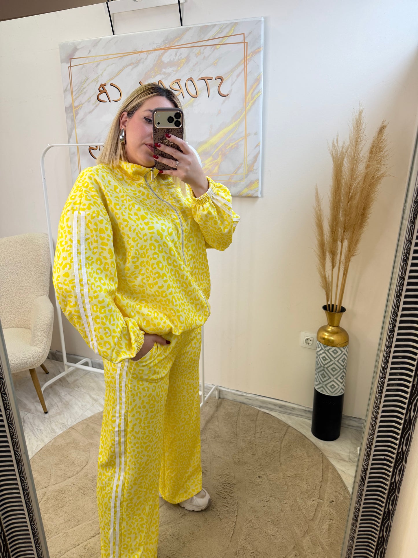 Leopard Striped Set Spring