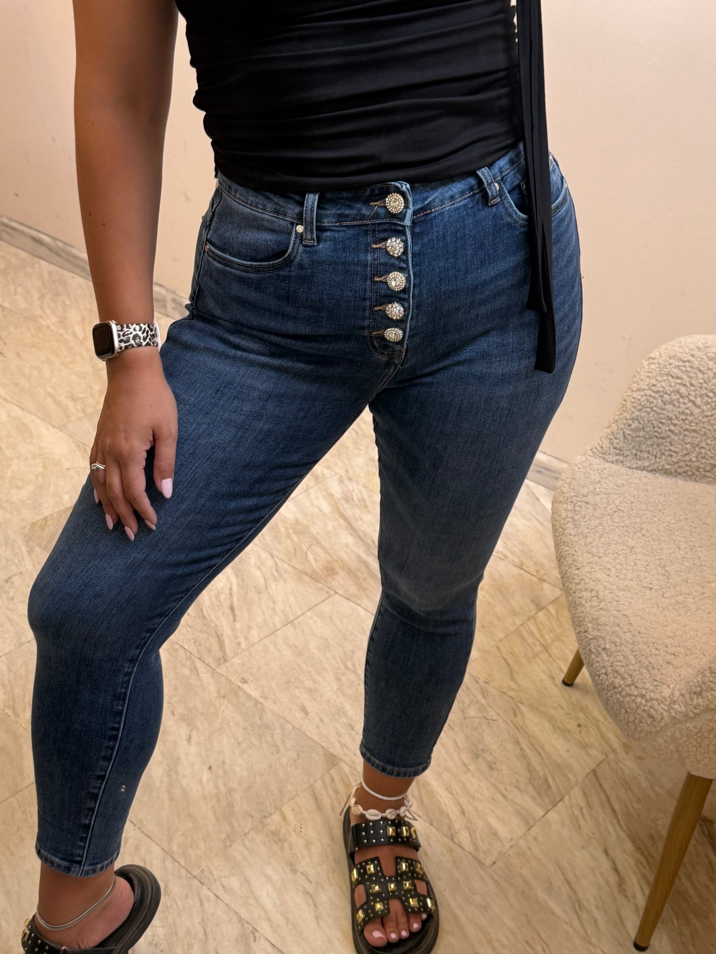 Anna Strass Jean blue