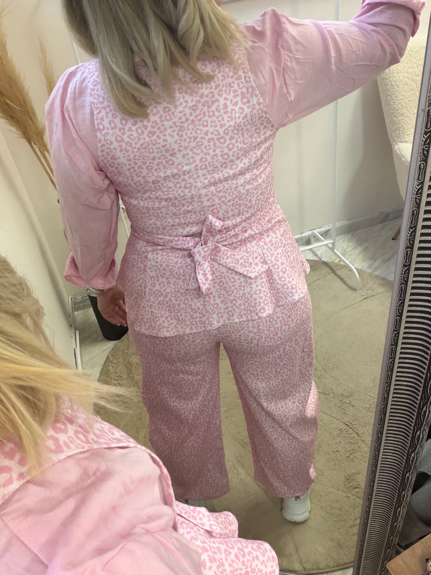 Jean leopard set