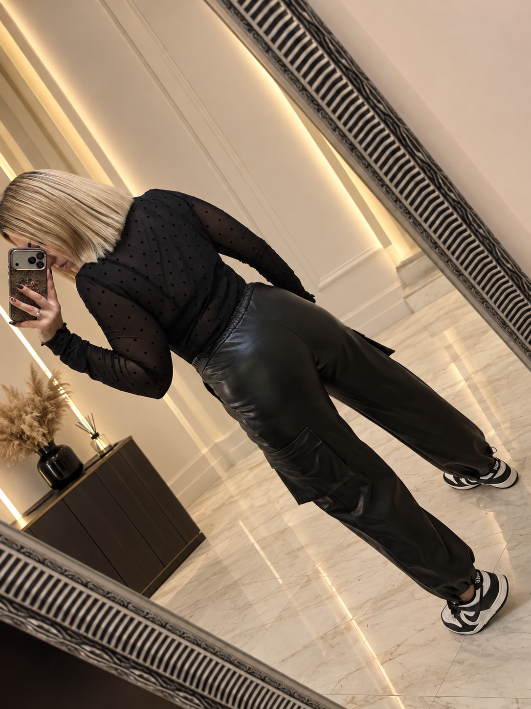Raven Leather Pant